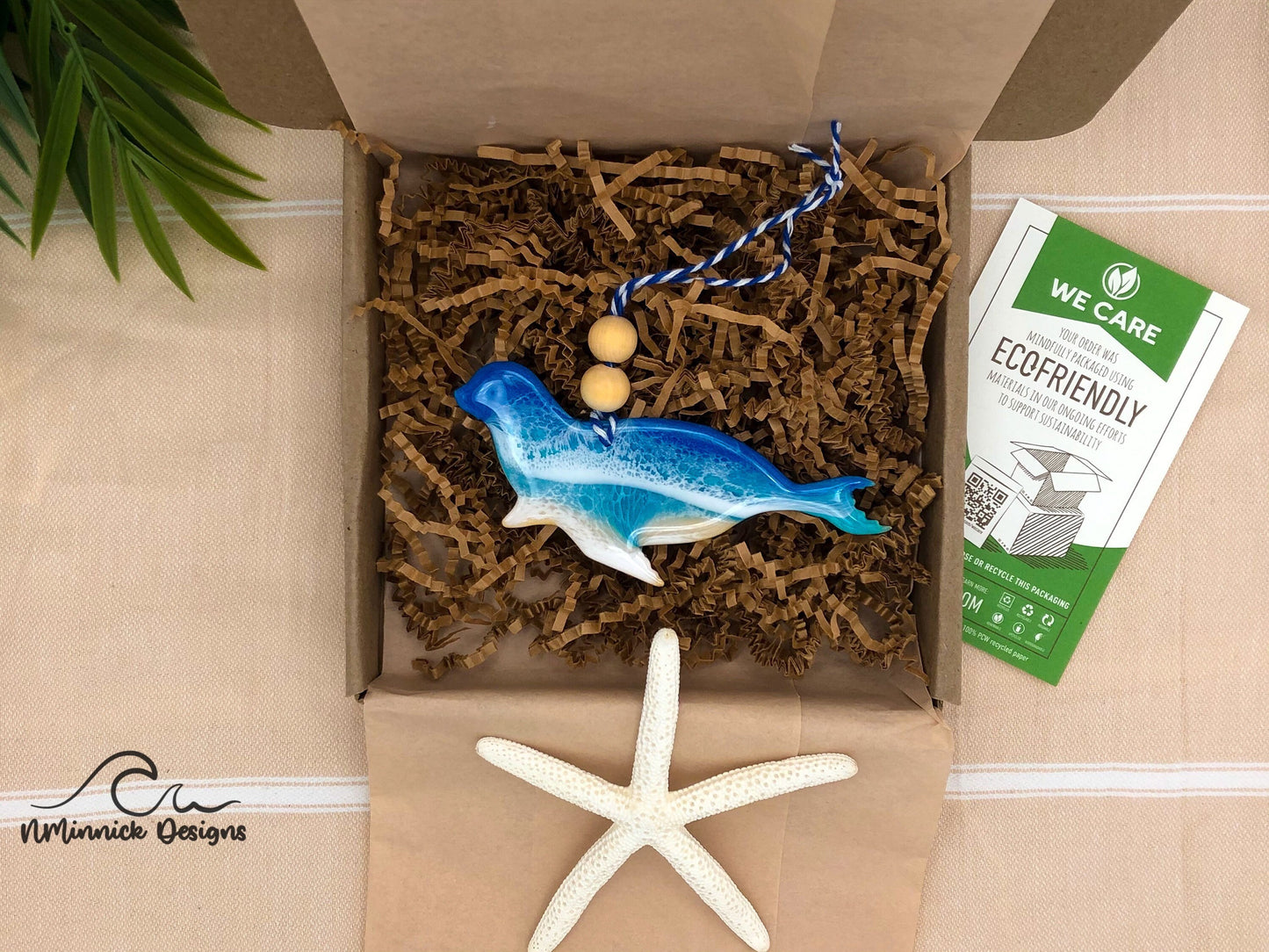 Harbor Seal Christmas Ornament