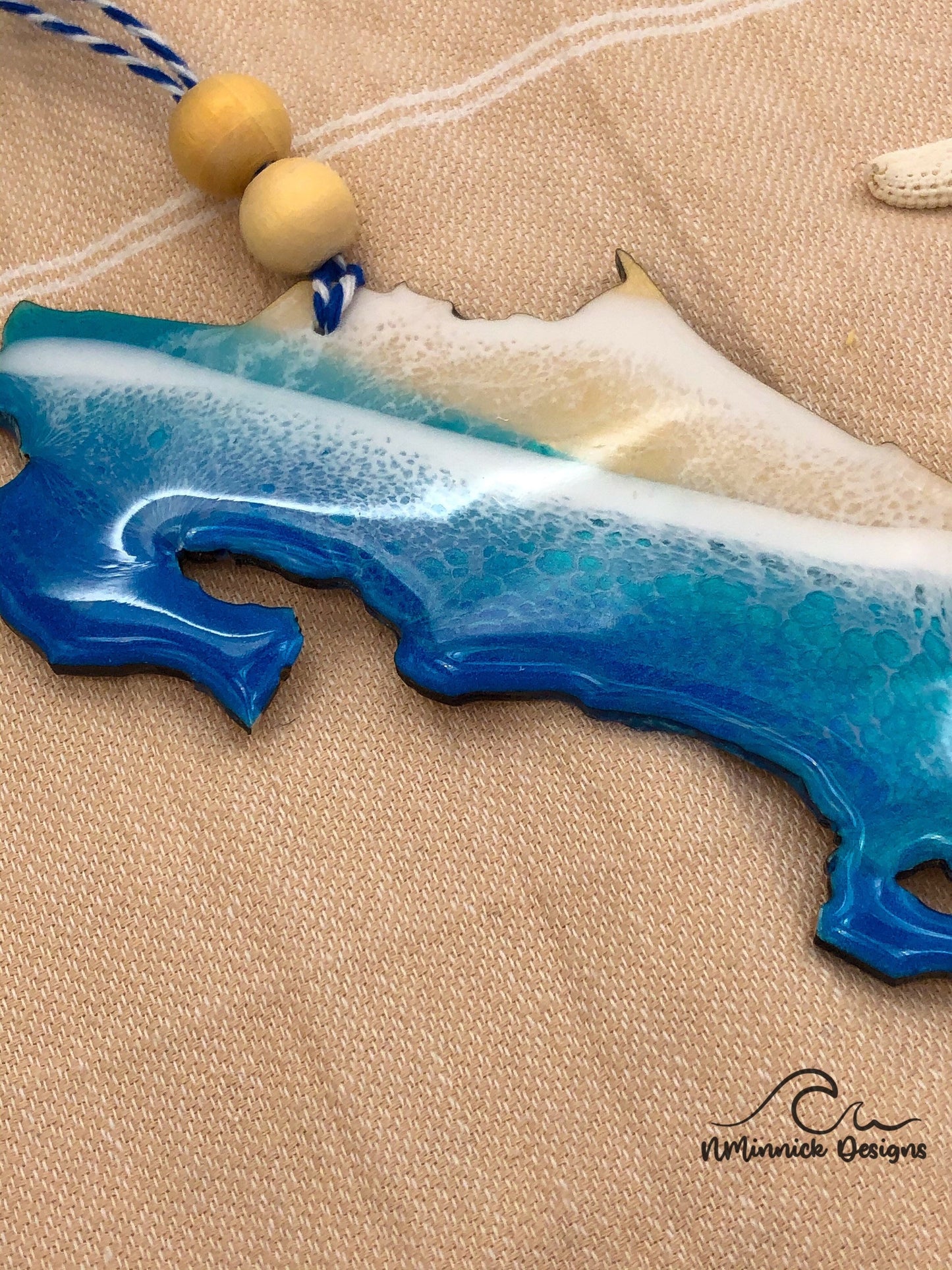 Costa Rica Beach Christmas Ornament