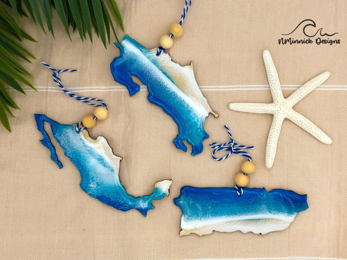 Mexico Beach Christmas Ornament