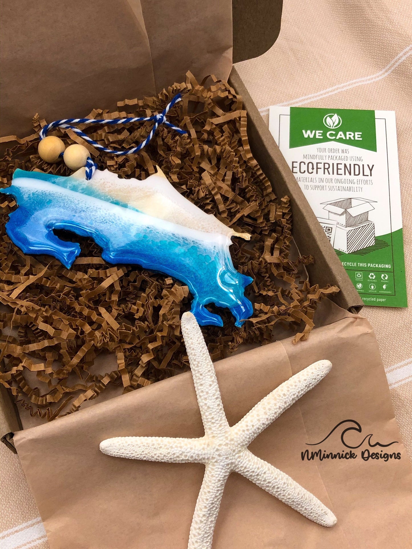 Costa Rica Beach Christmas Ornament