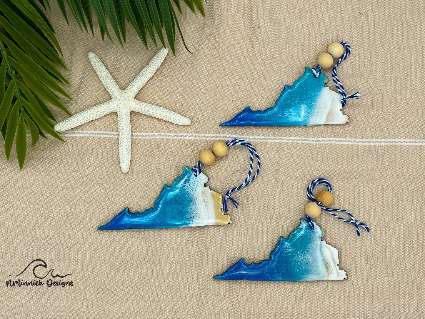 Virginia Beach Christmas Ornament