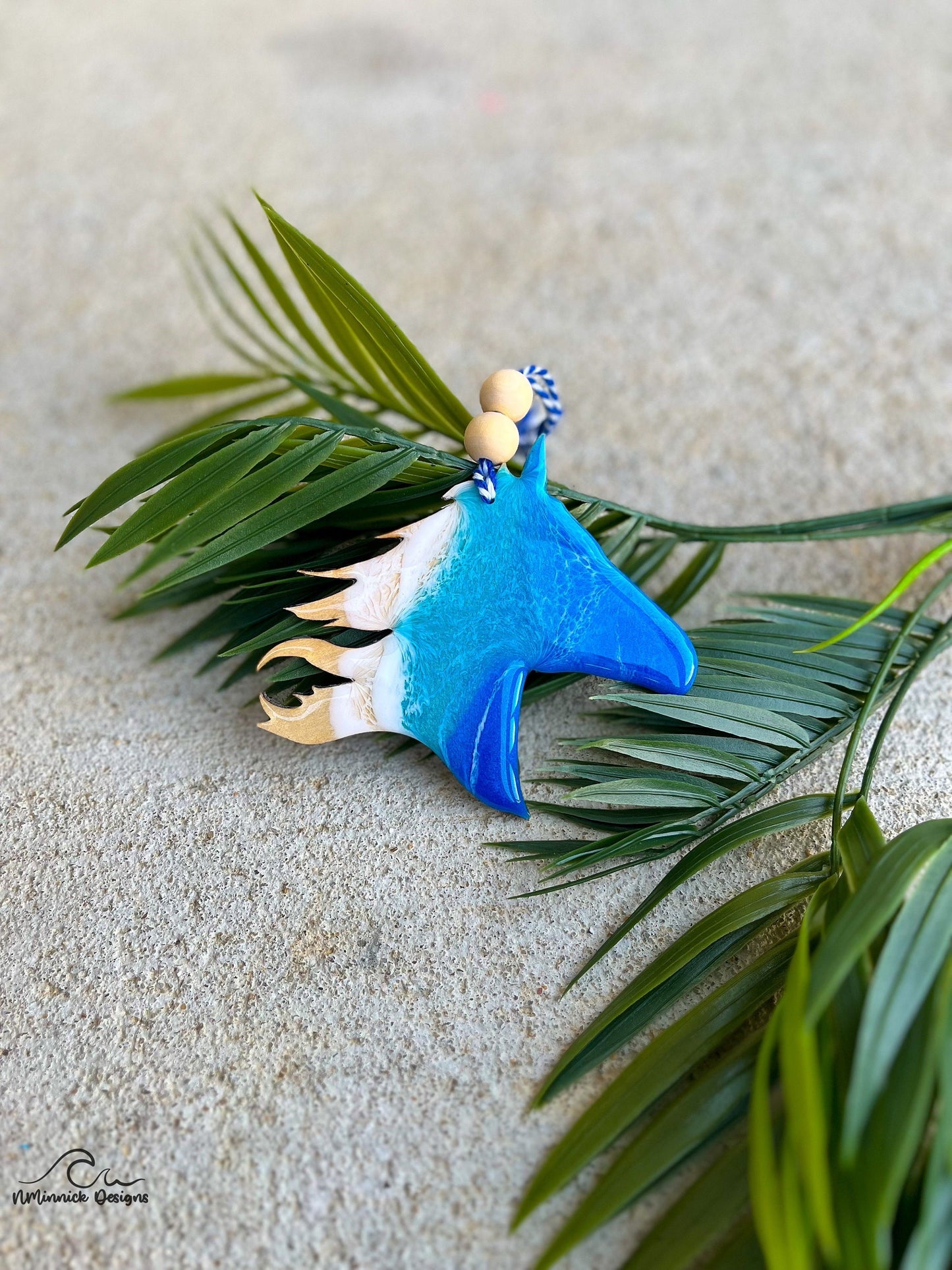 Outer Banks Wild Horse Beach Ornament