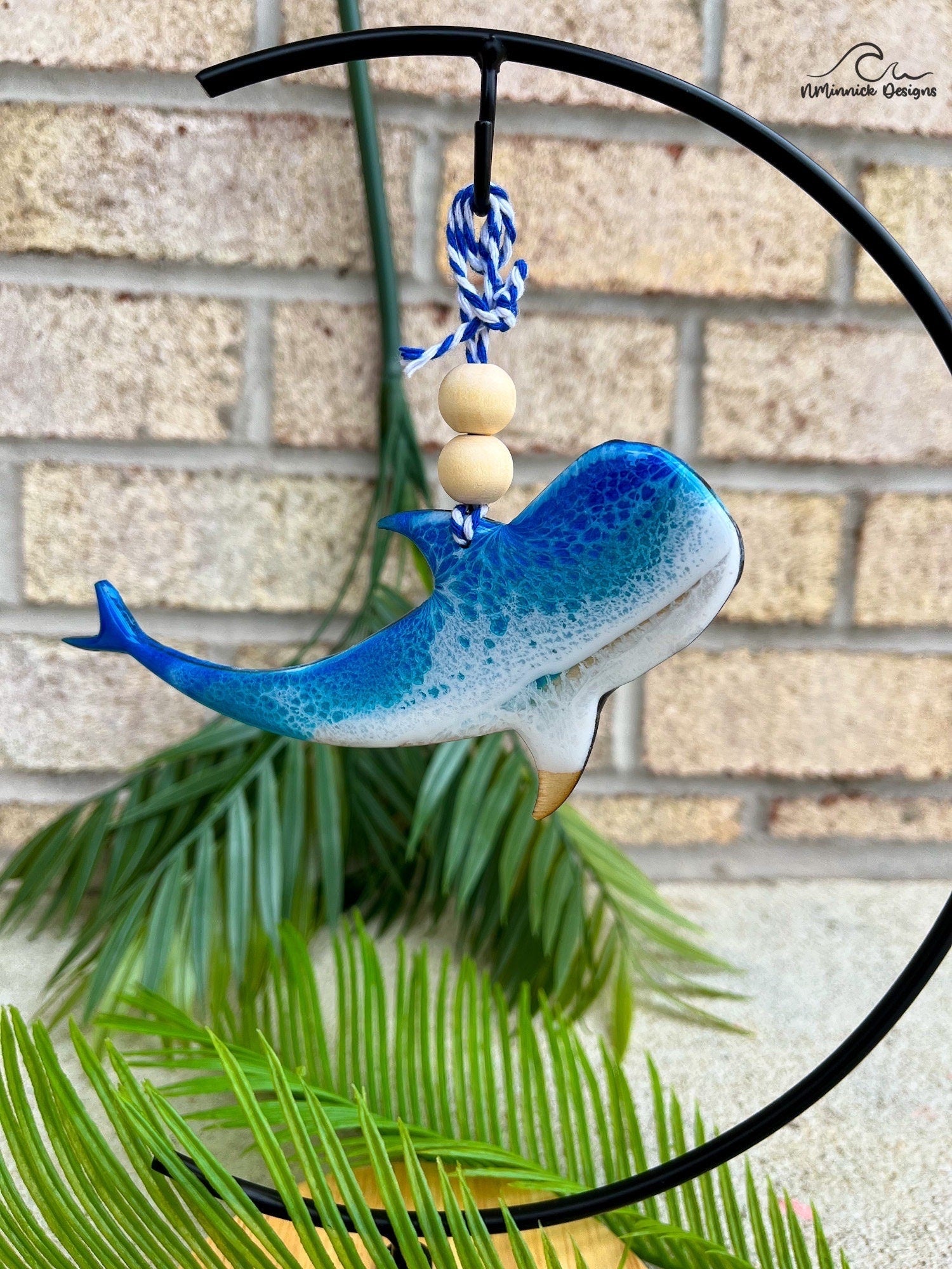 Whale Shark Ocean Resin Ornament