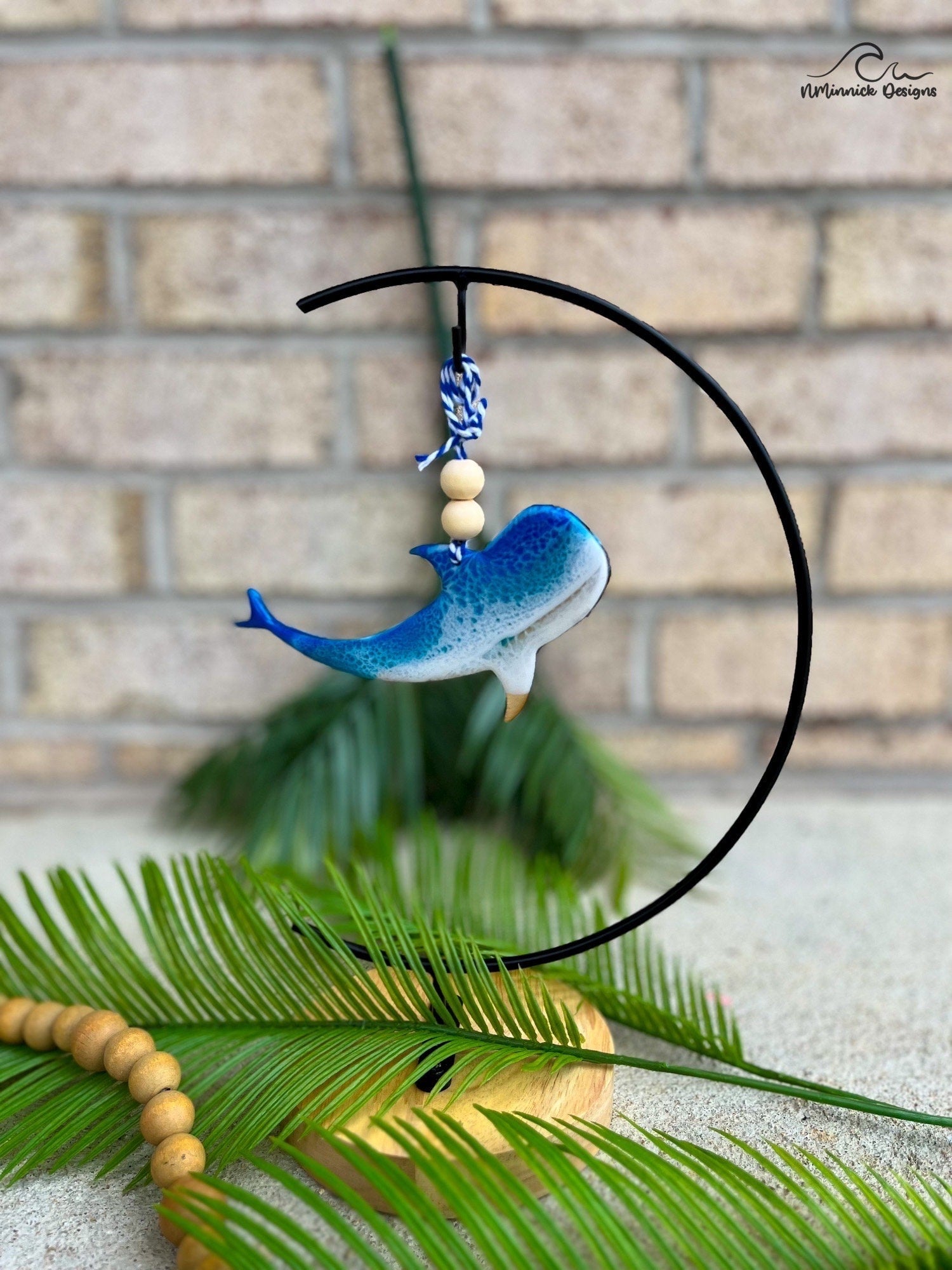 Whale Shark Ocean Resin Ornament