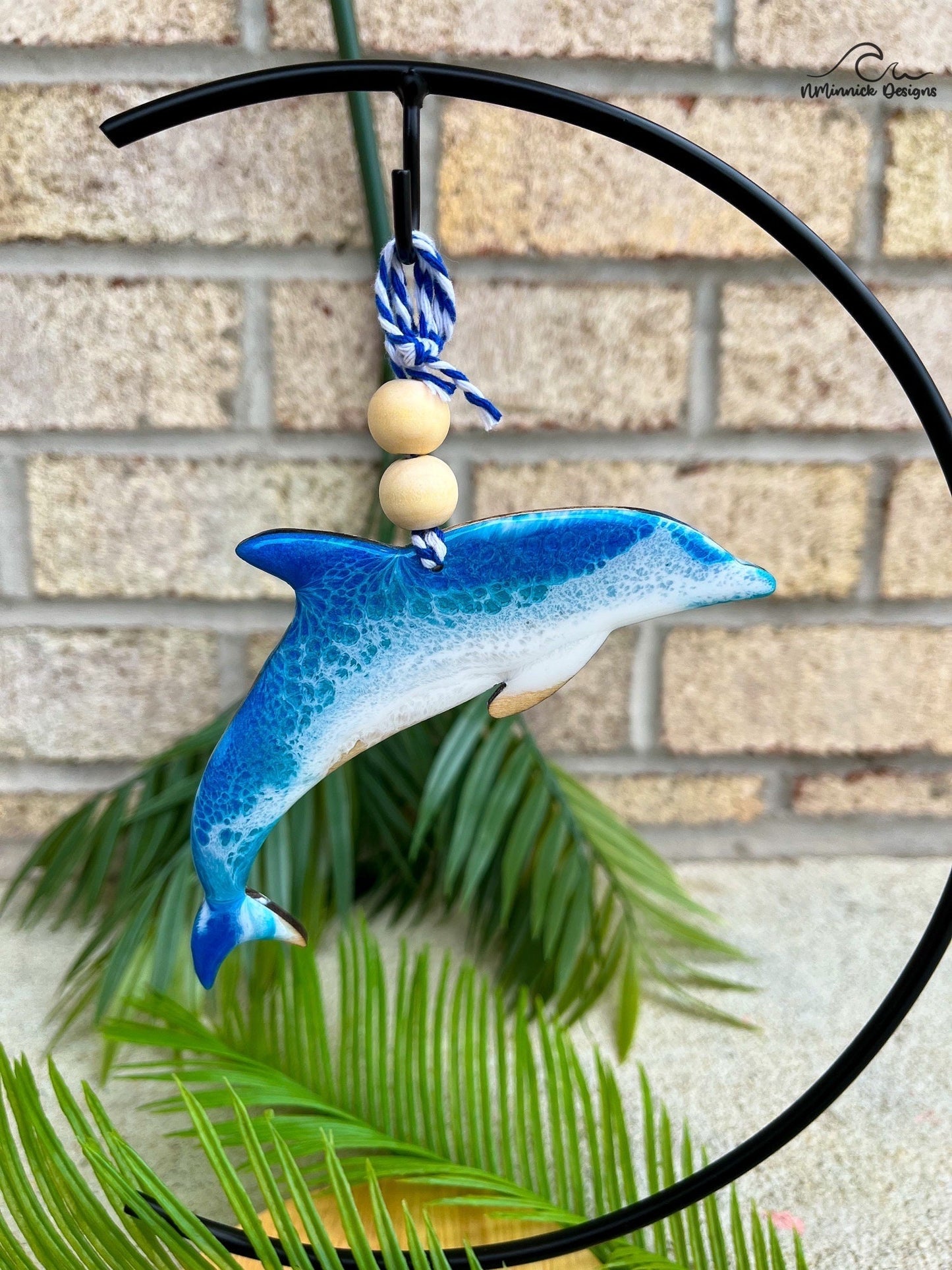 Dolphin Ocean Resin Ornament