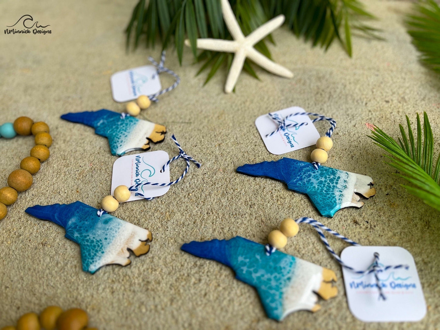 North Carolina Beach Christmas Ornament