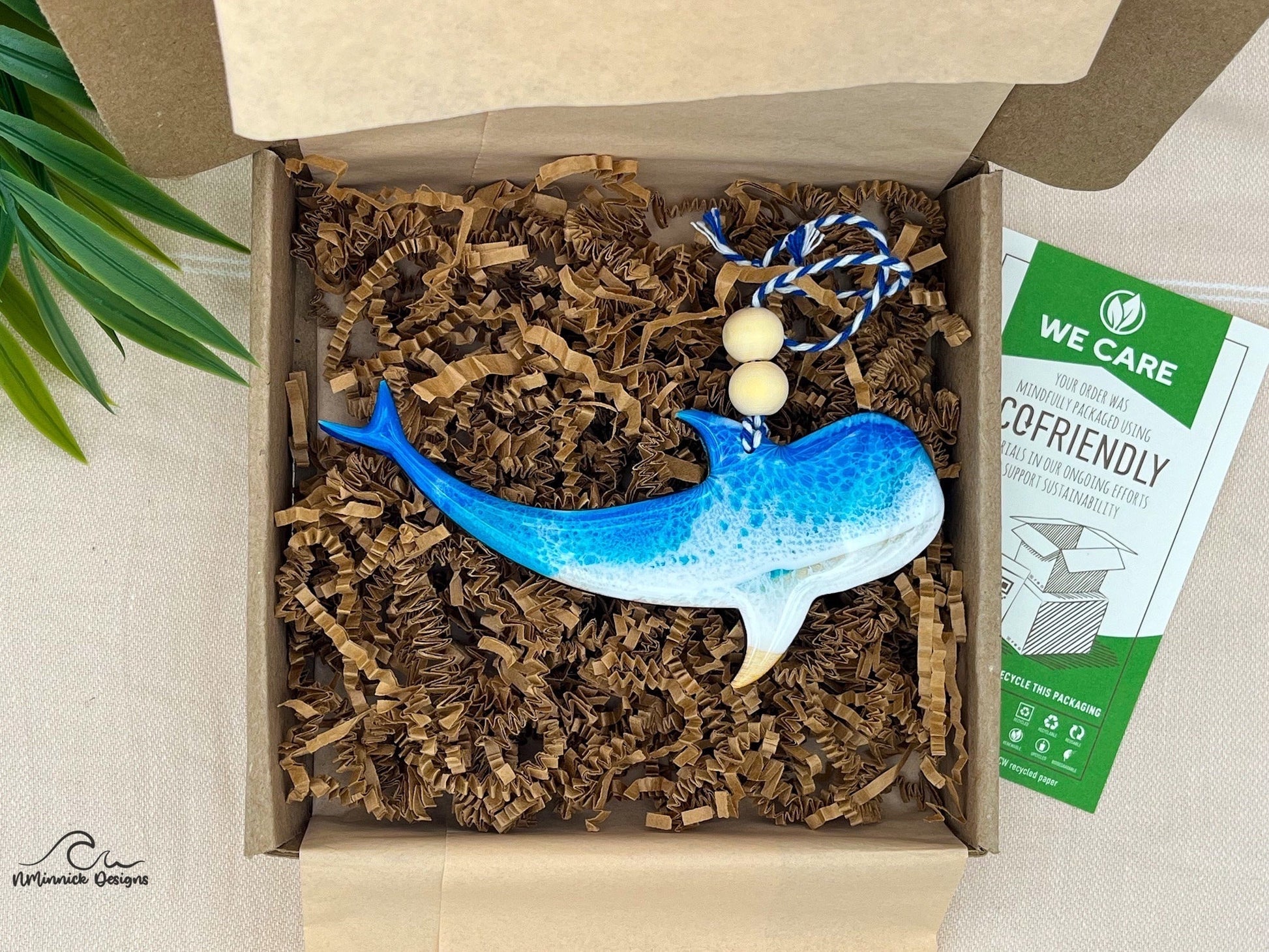 Whale Shark Ocean Resin Ornament