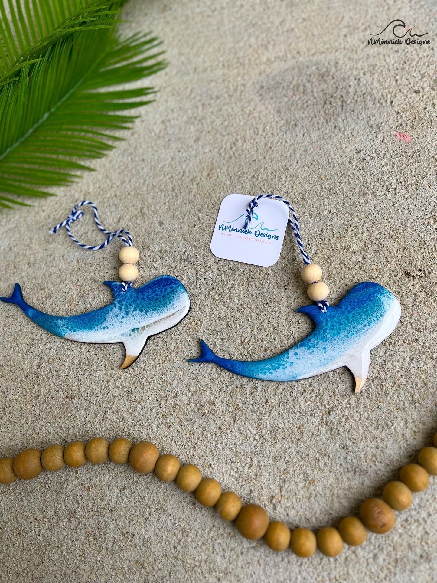 Whale Shark Ocean Resin Ornament