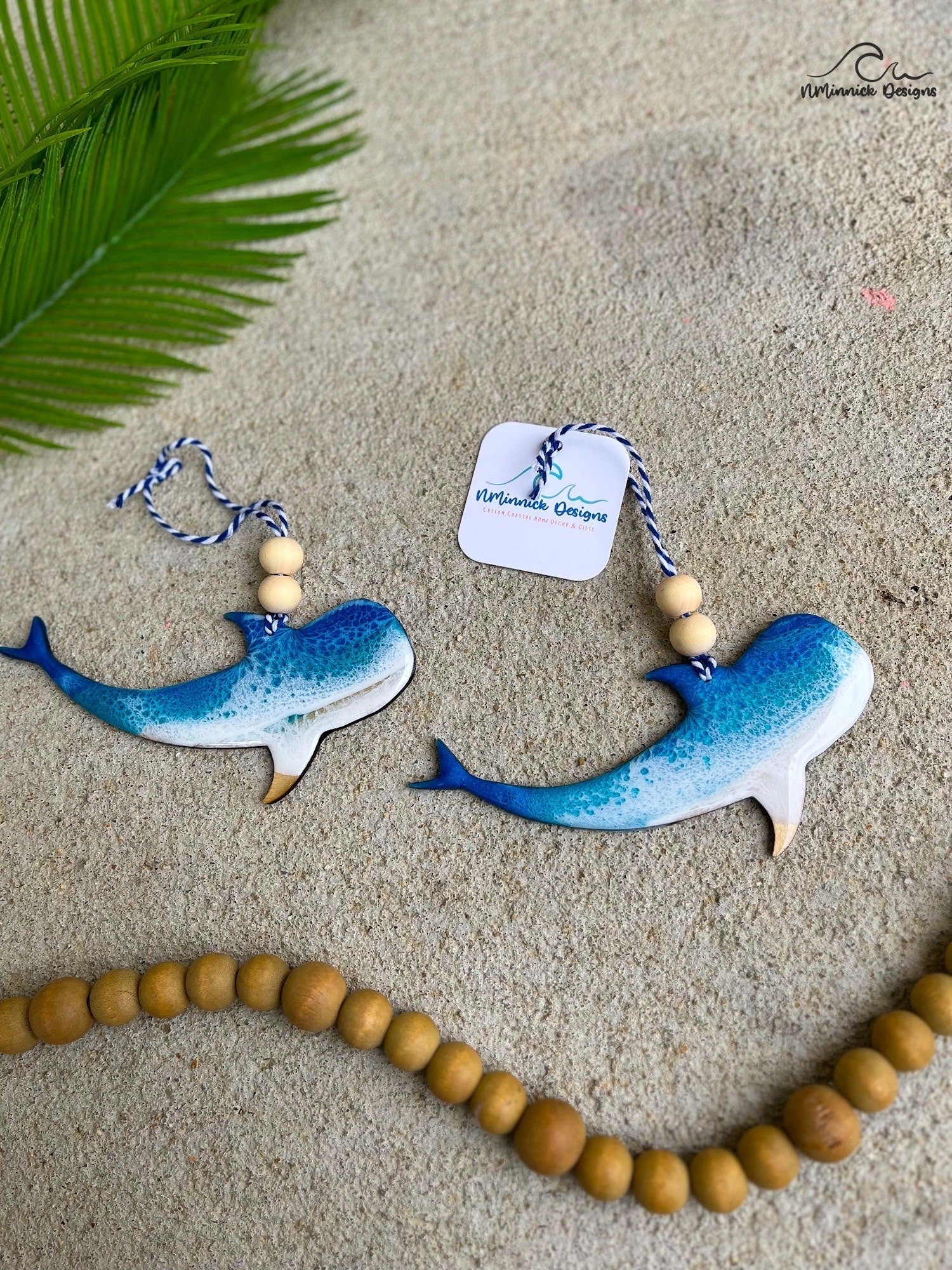 Whale Shark Ocean Resin Ornament
