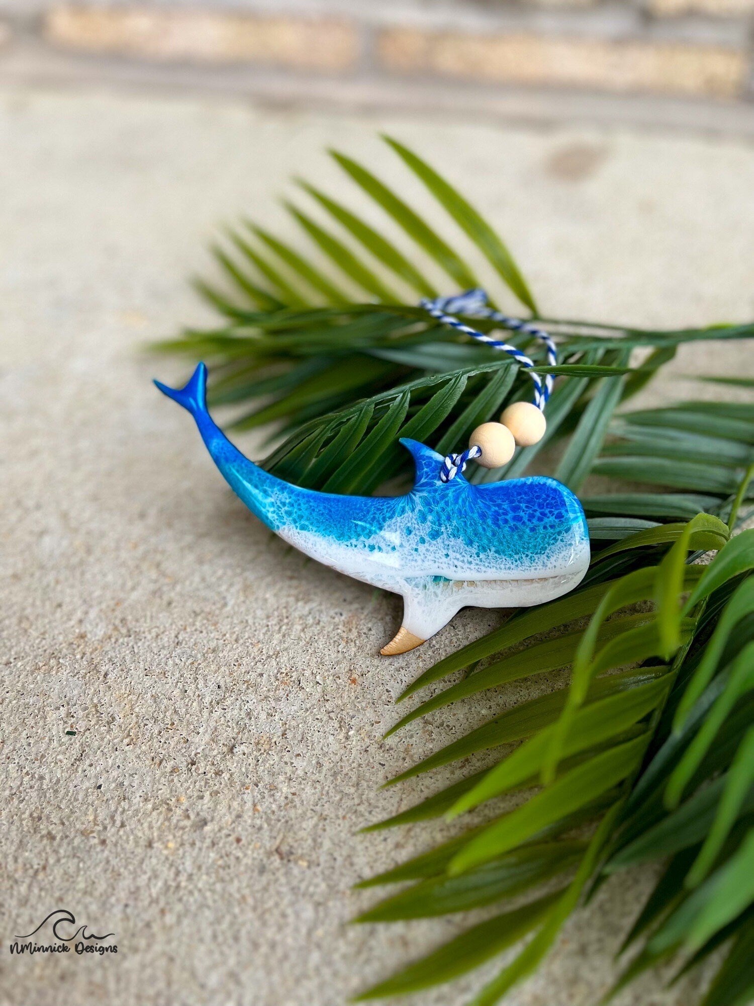 Whale Shark Ocean Resin Ornament