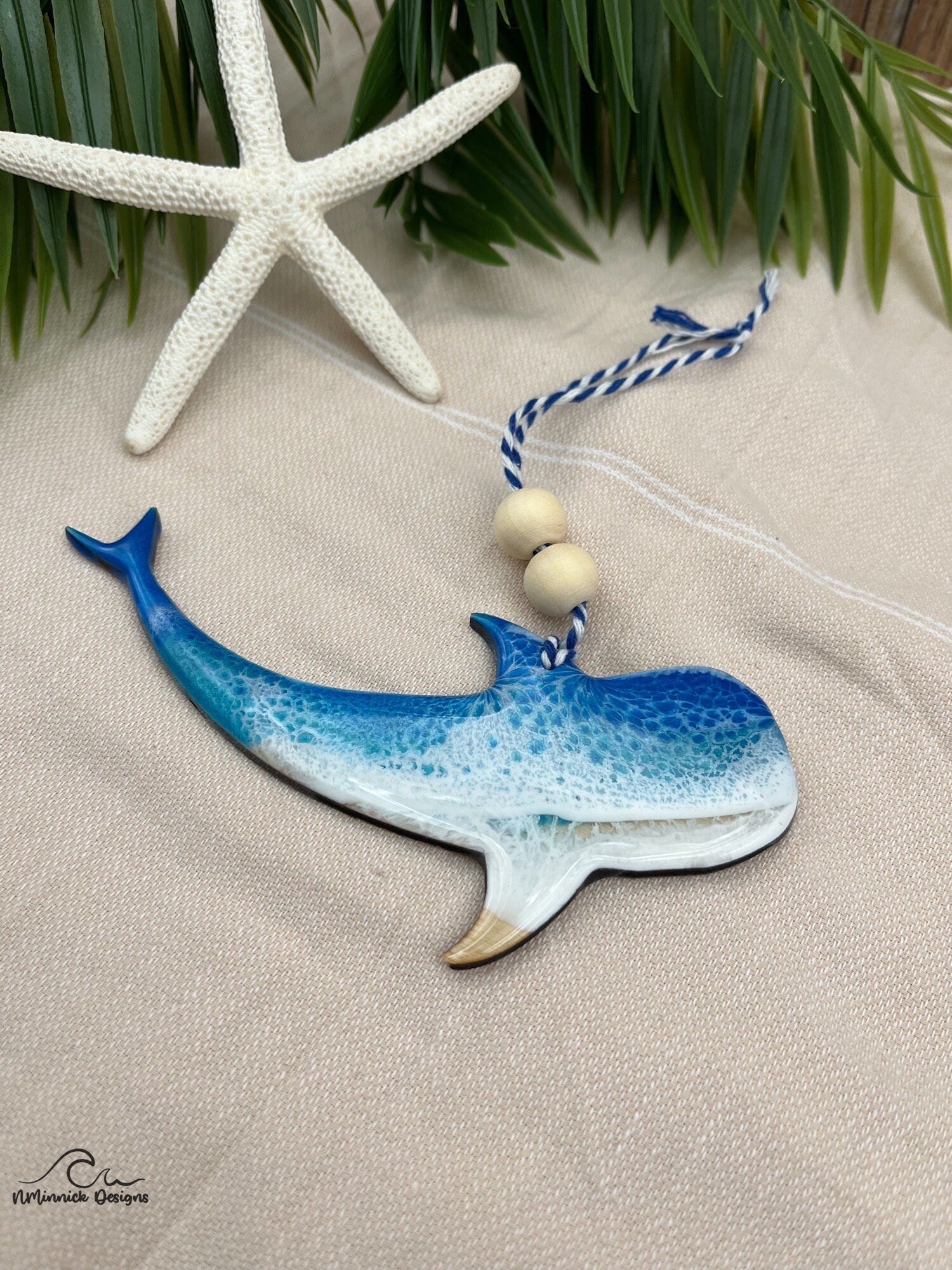 Whale Shark Ocean Resin Ornament