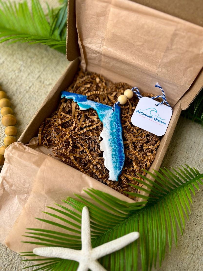Florida Beach Christmas Ornament
