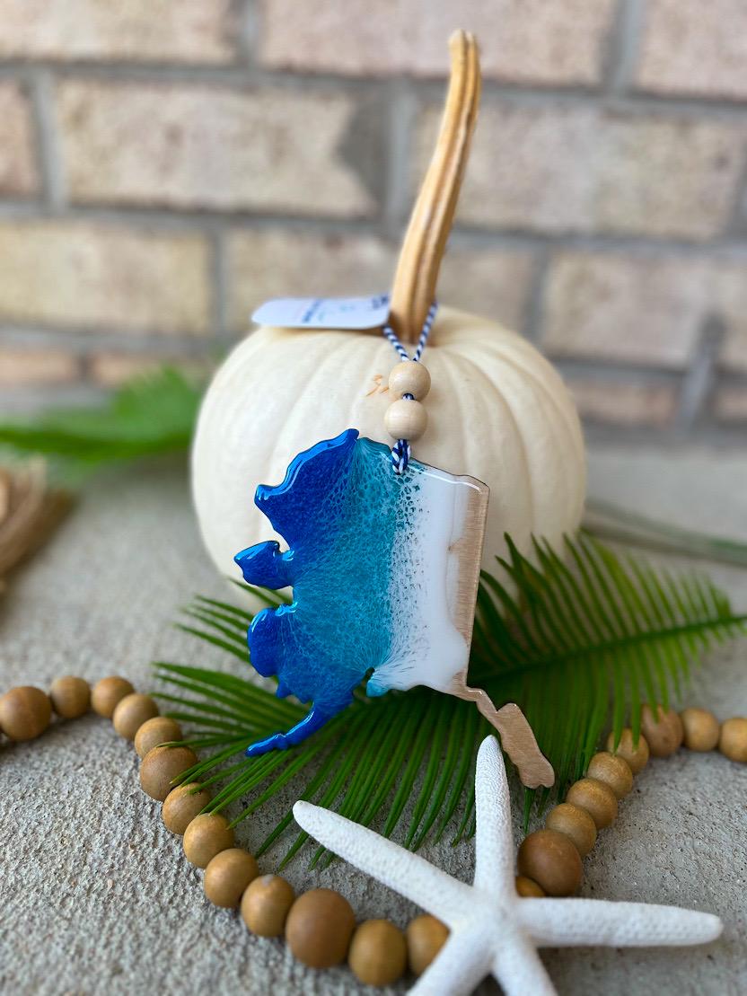 Alaska Beach Christmas Ornament