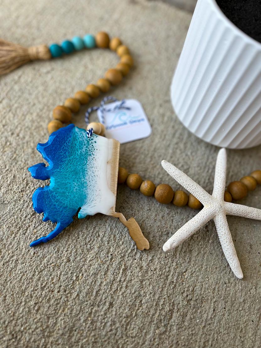 Alaska Beach Christmas Ornament