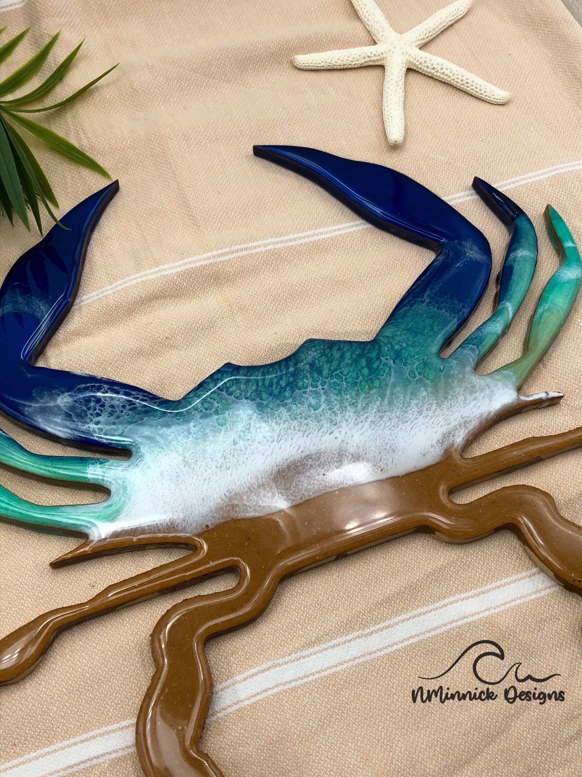 Crab Wall Art, Crab Decor, Beach House Decor, Ocean Wall Art, Under the Sea, Coastal Wall Art