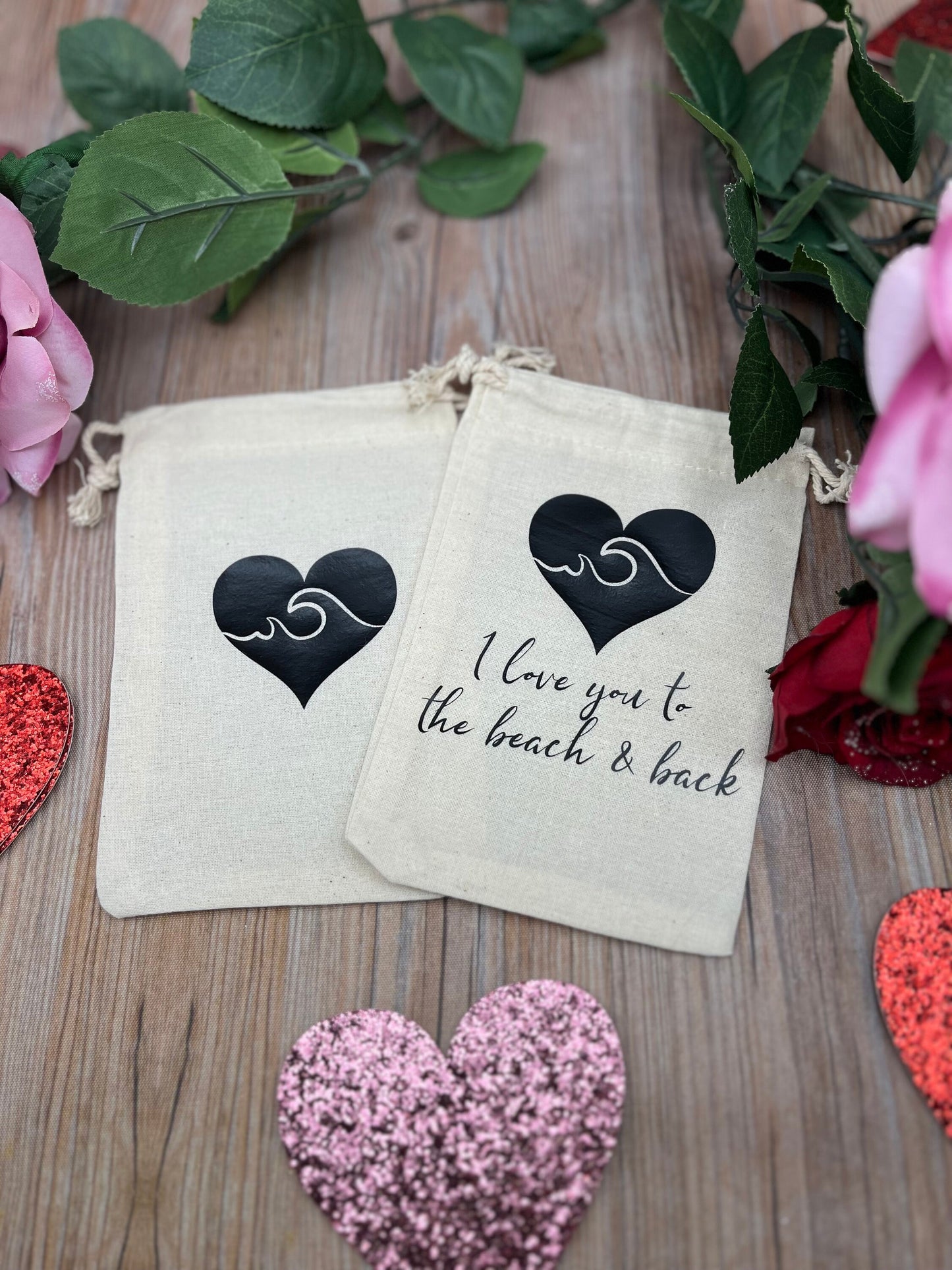 Texas Ornament Valentines Day Gift Box with Custom Card and Ornament Keeper Bag