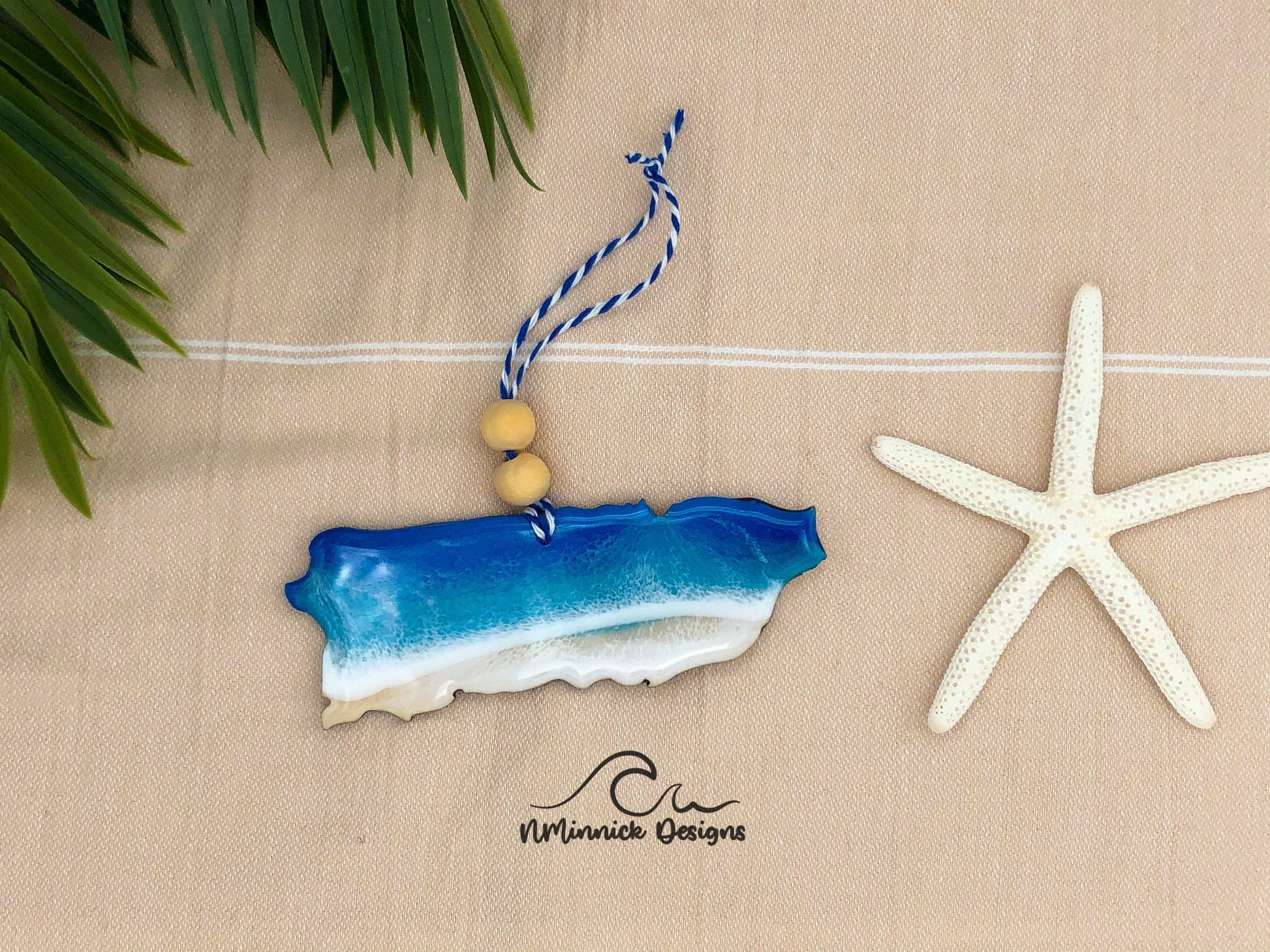 Puerto Rico Beach Ornament