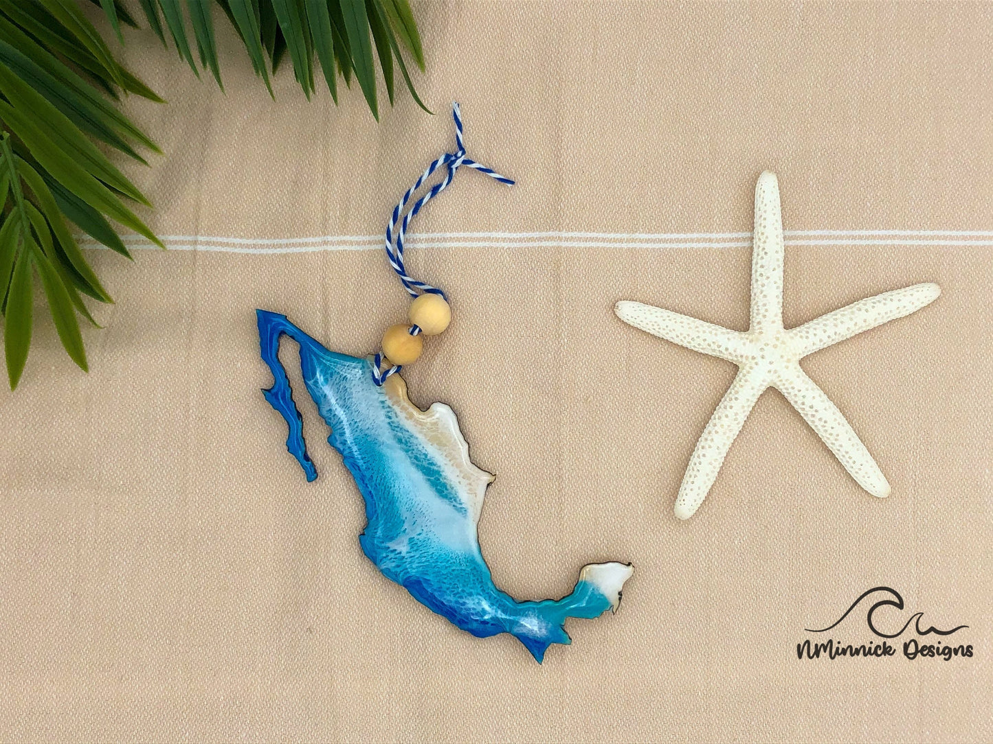 Mexico Beach Christmas Ornament