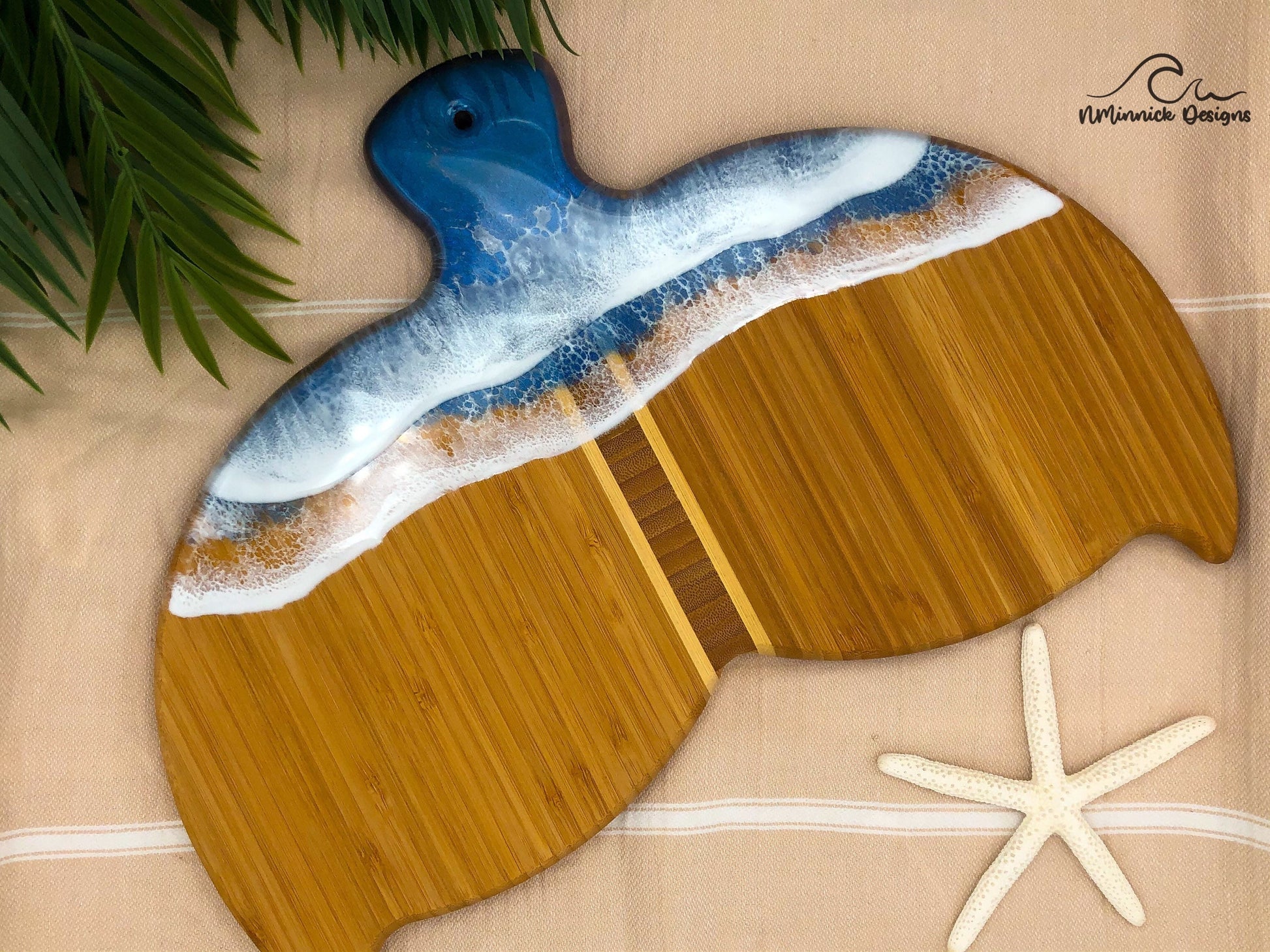Whale Fin Ocean Breakfast Board