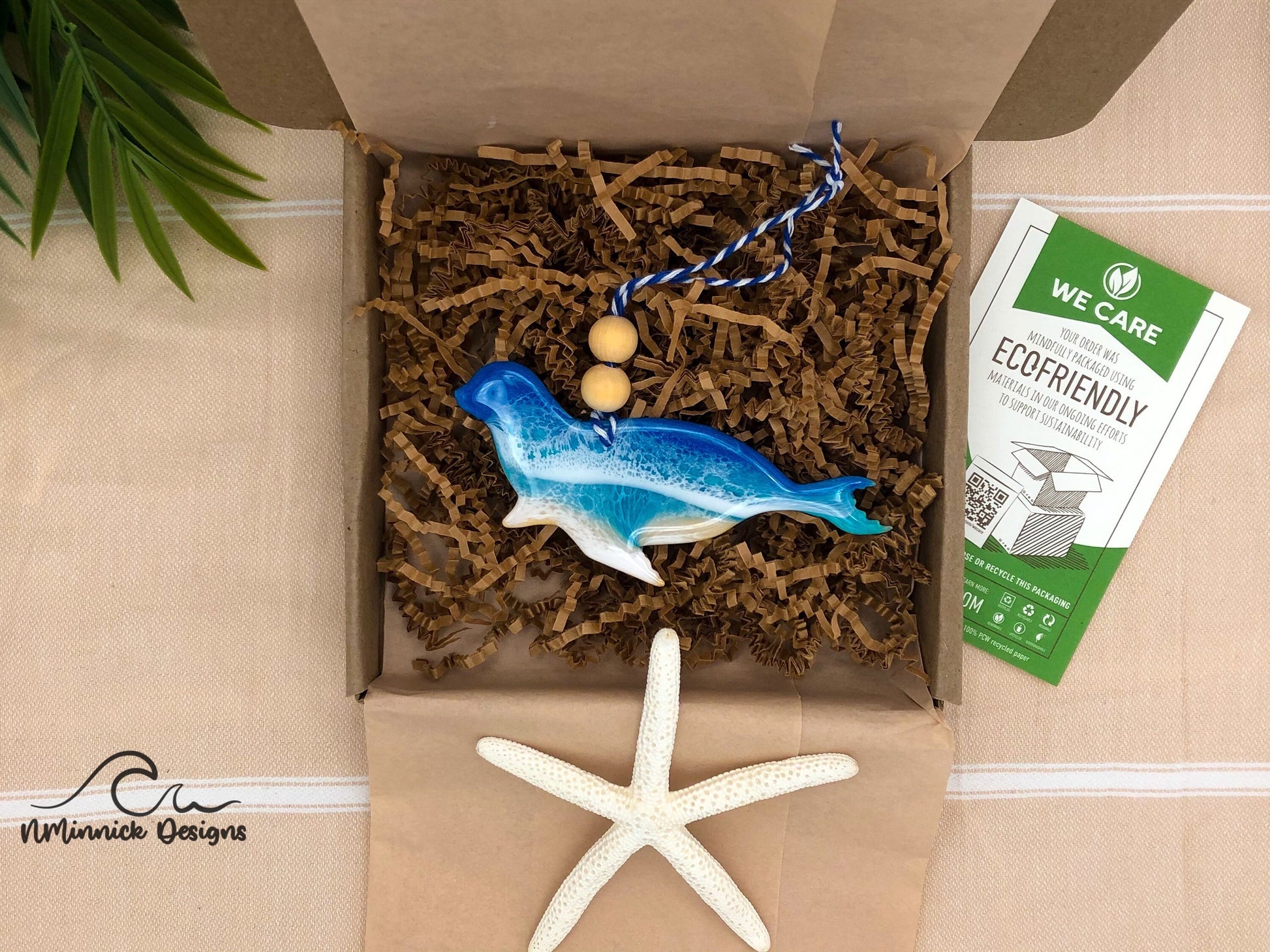 Harbor Seal Christmas Ornament