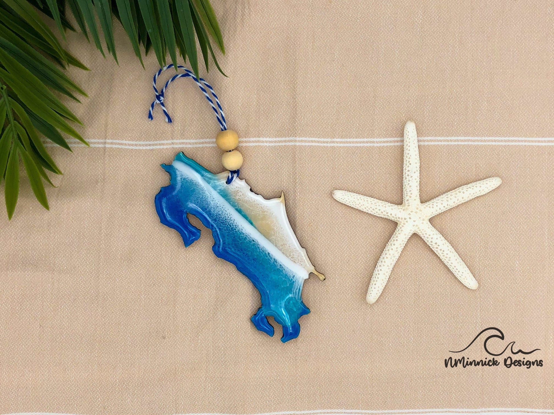 Costa Rica Beach Christmas Ornament