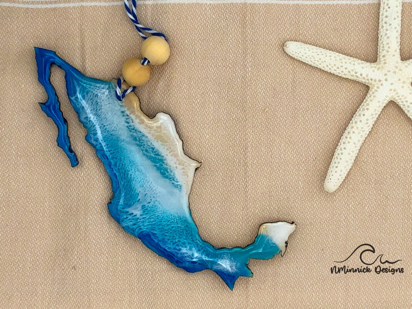 Mexico Beach Christmas Ornament