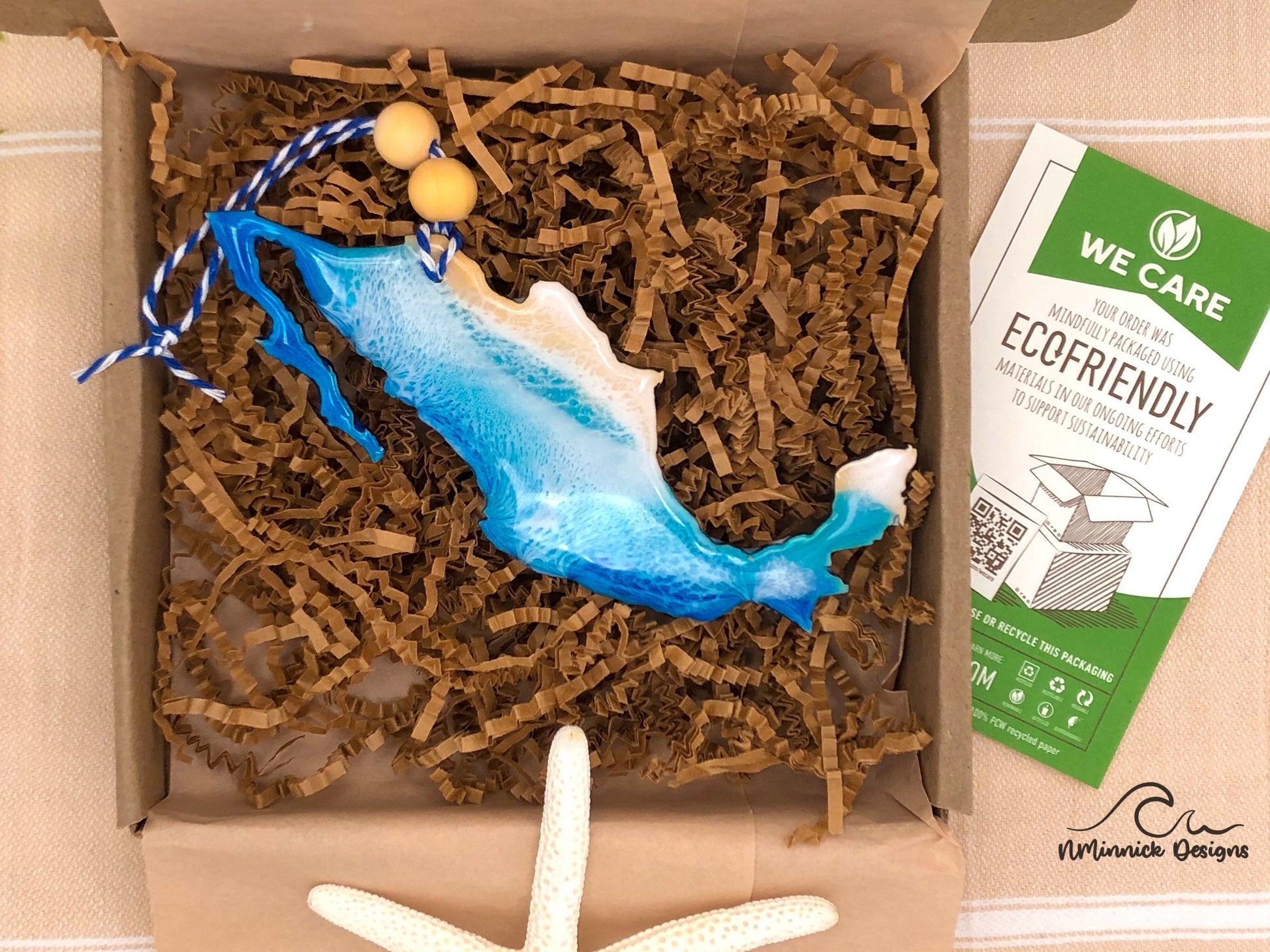 Mexico Beach Christmas Ornament