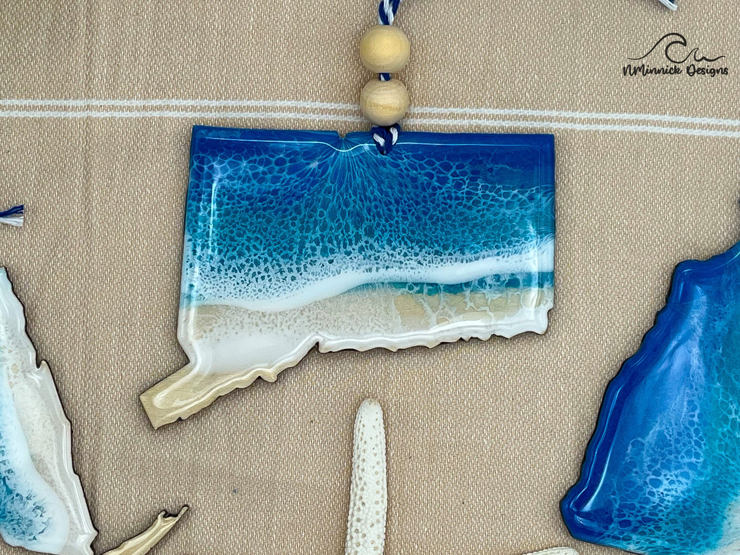 Connecticut Beach Ornament