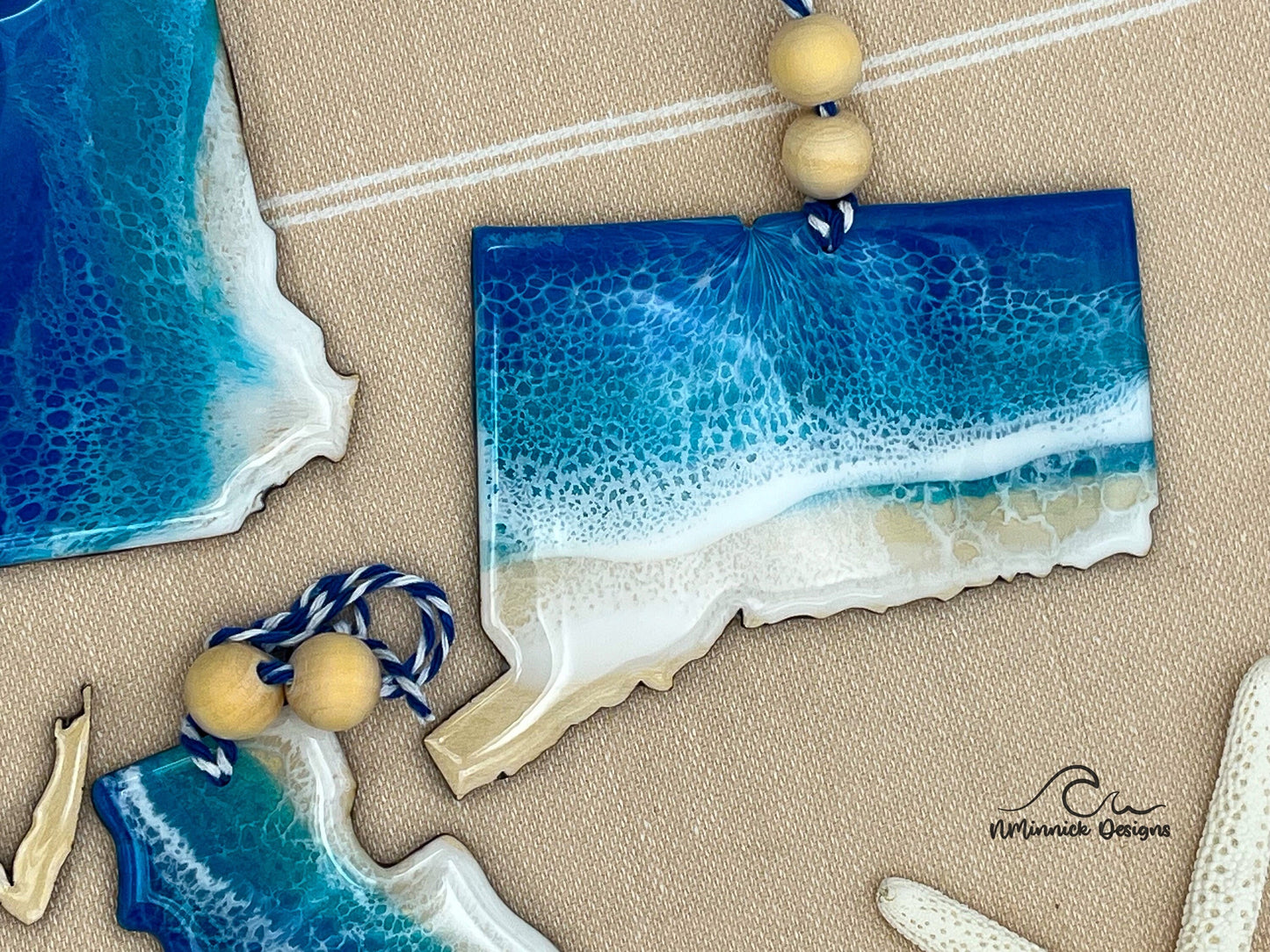 Connecticut Beach Ornament