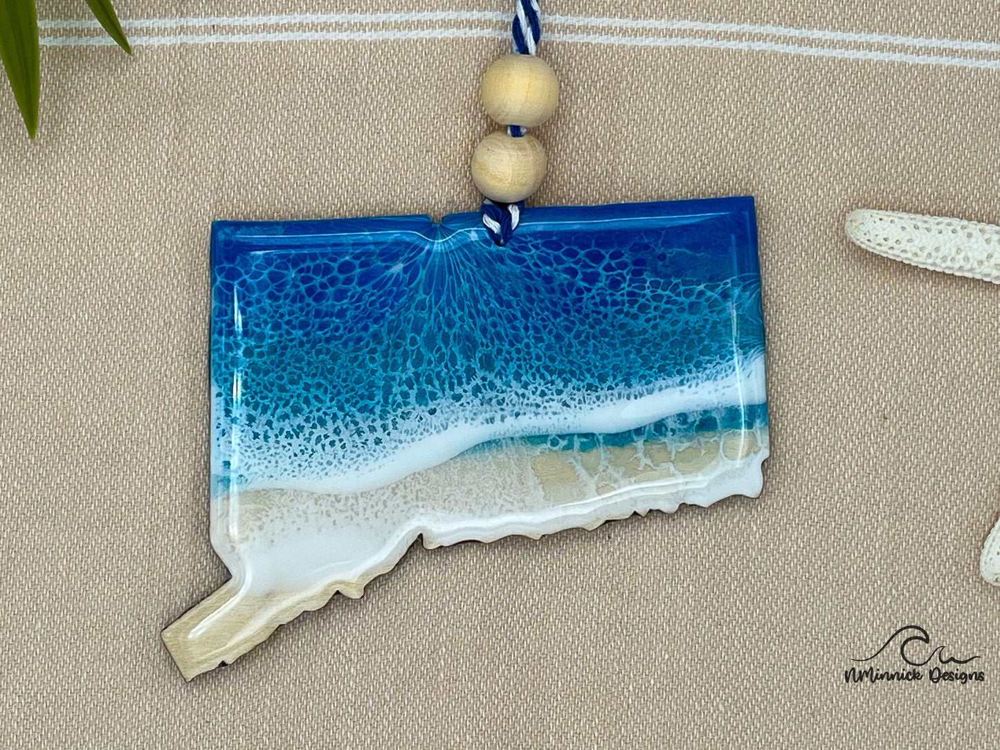 Connecticut Beach Ornament