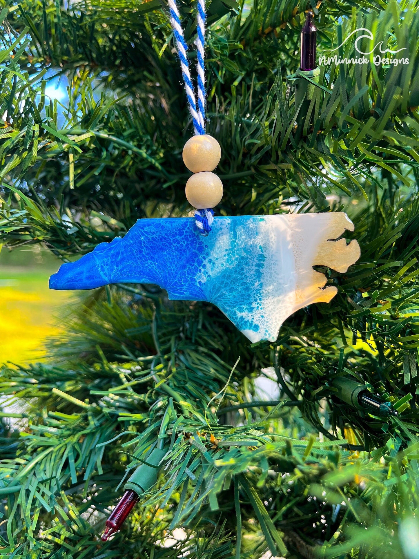 North Carolina Ornament Gift Box with Keepsake Ornament Gift Bag and Custom Card