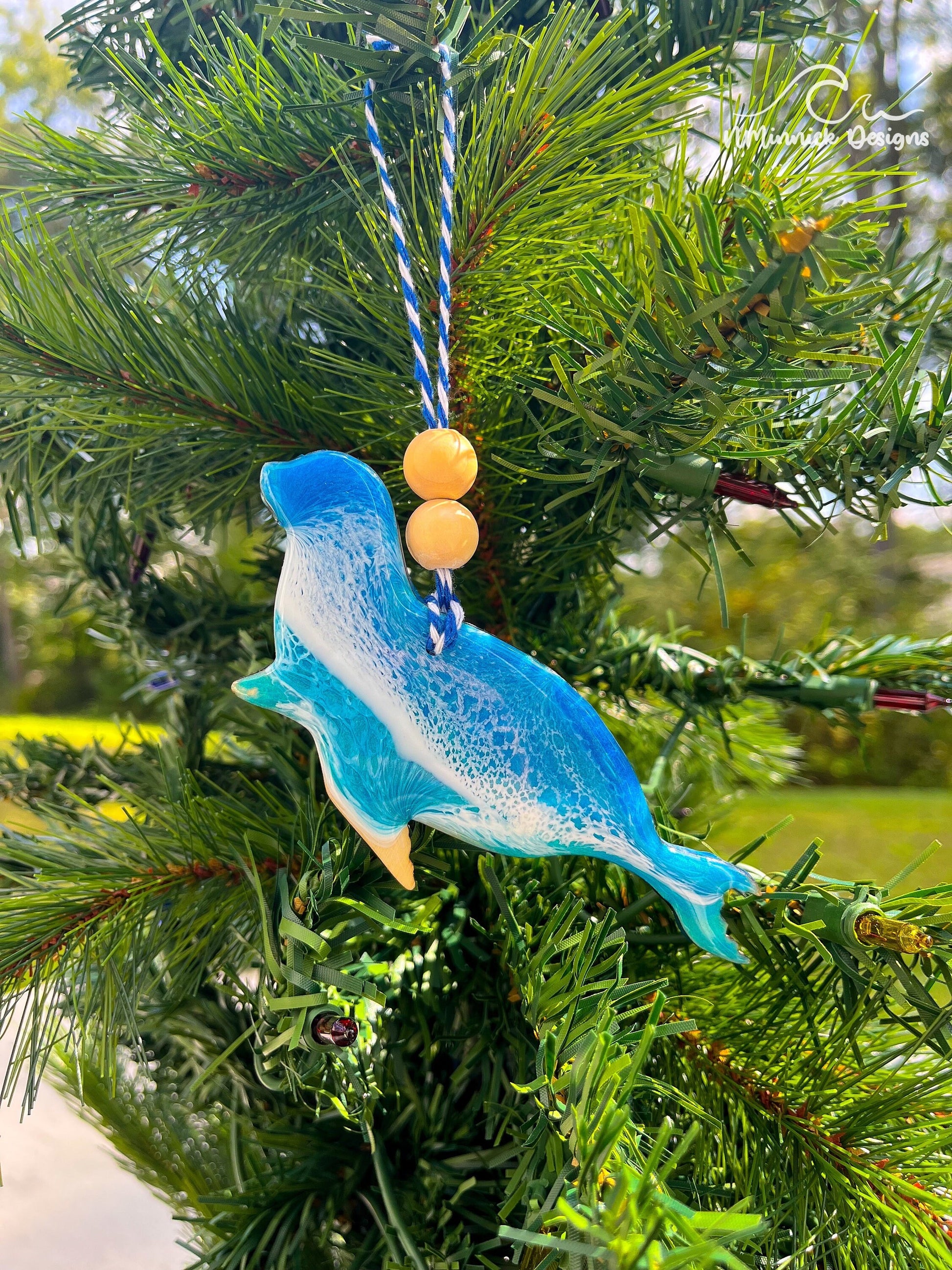 Seal Ornament Gift Box with Keepsake Gift Bag and Custom Card