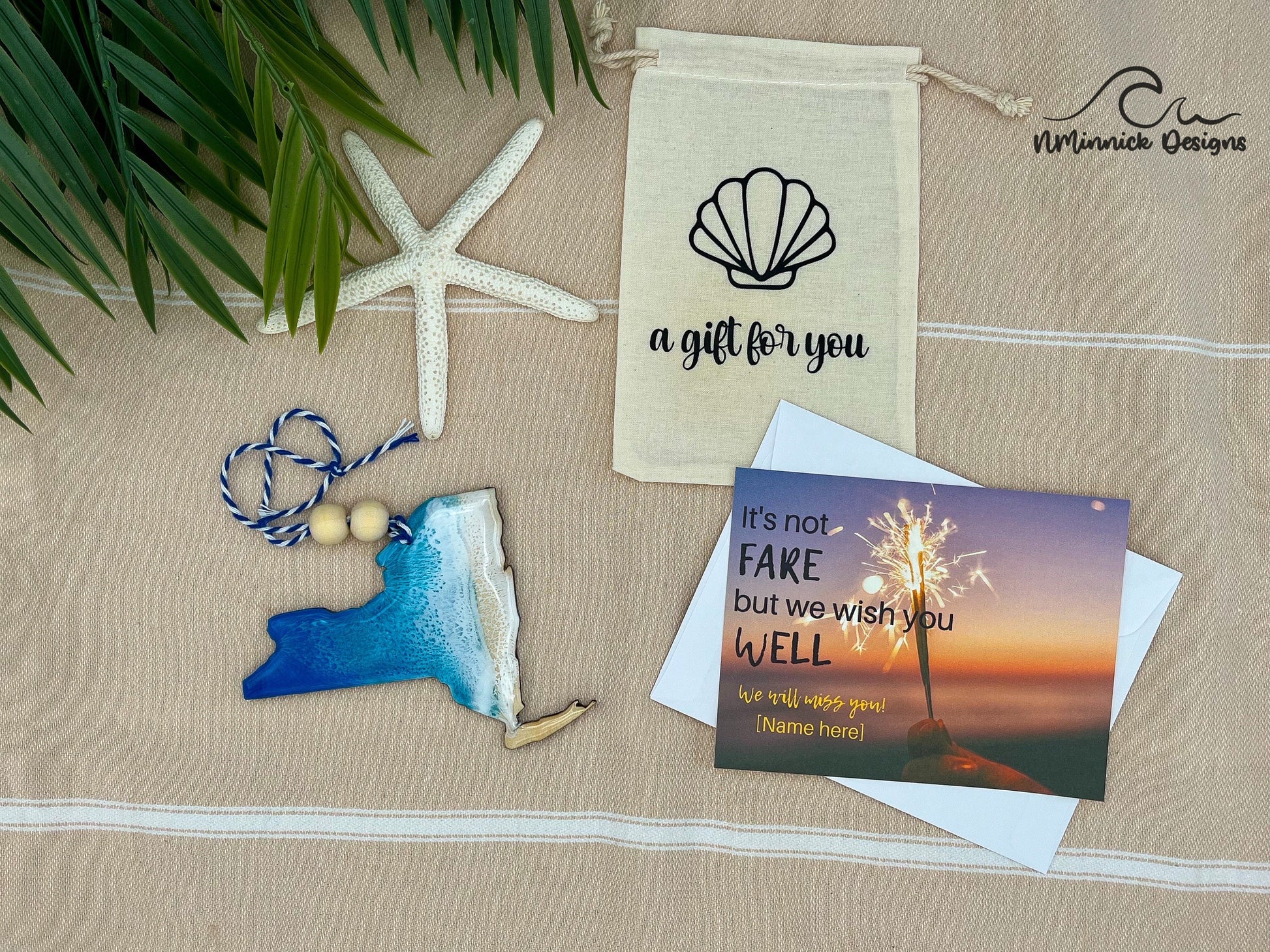 New York Ornament Gift Box with Keepsake Gift Bag and Custom Card
