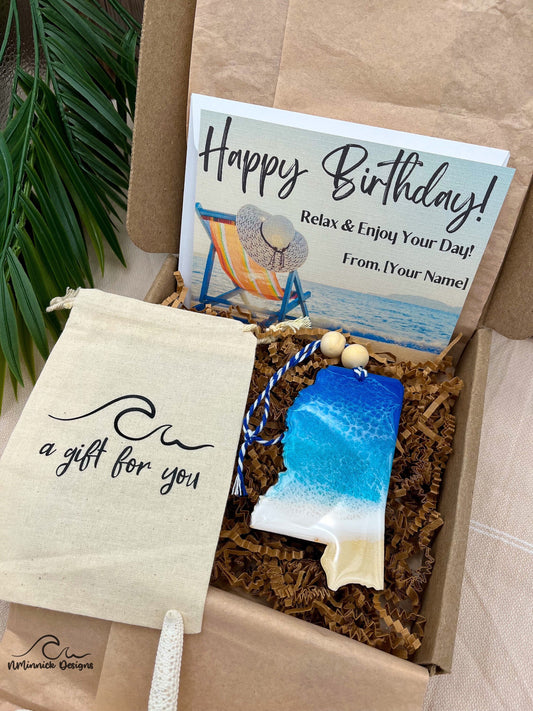 Mississippi Ornament Gift Box with Keepsake Ornament Gift Bag and Custom Card