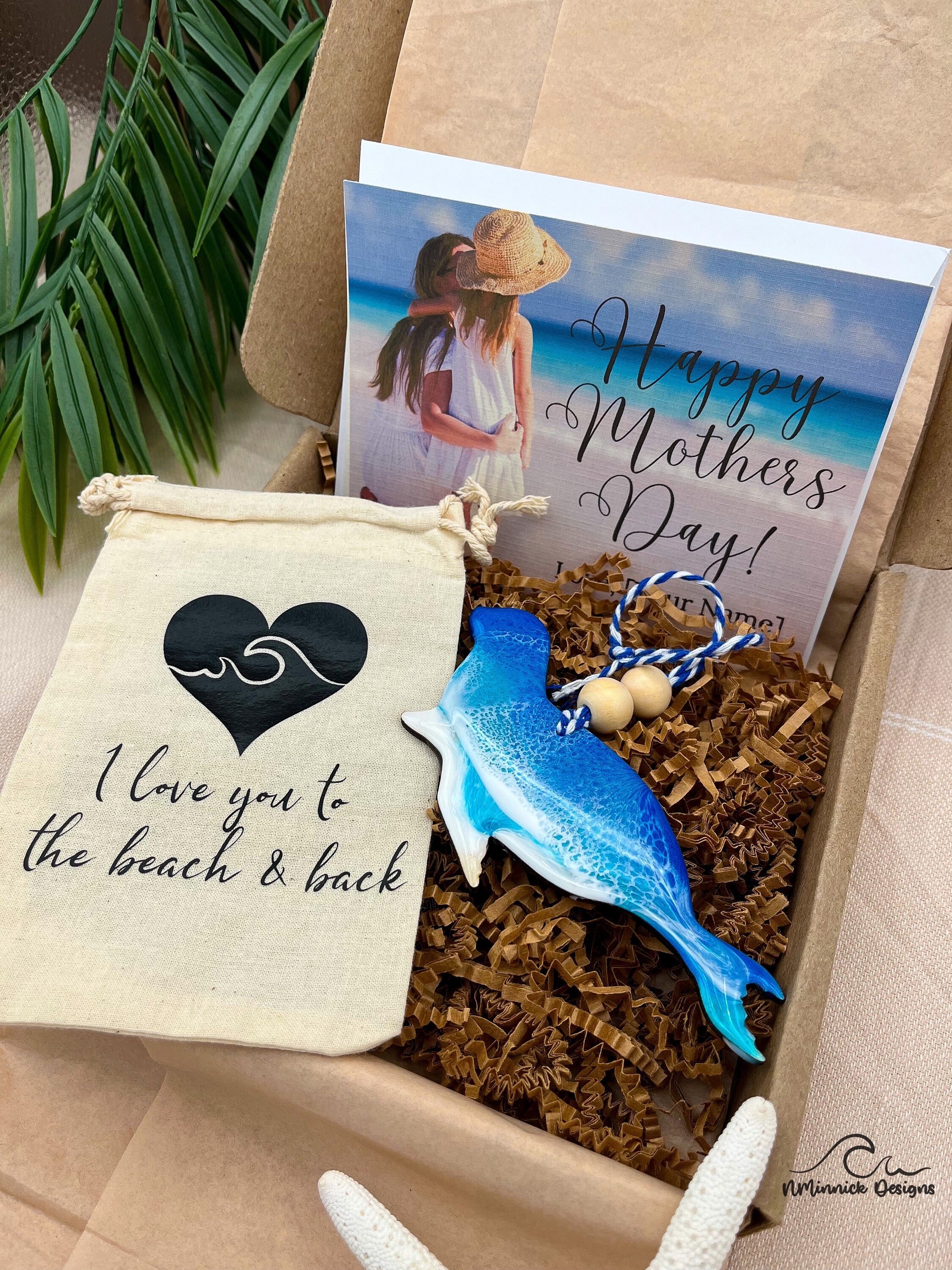 Seal Ornament Gift Box with Keepsake Gift Bag and Custom Card