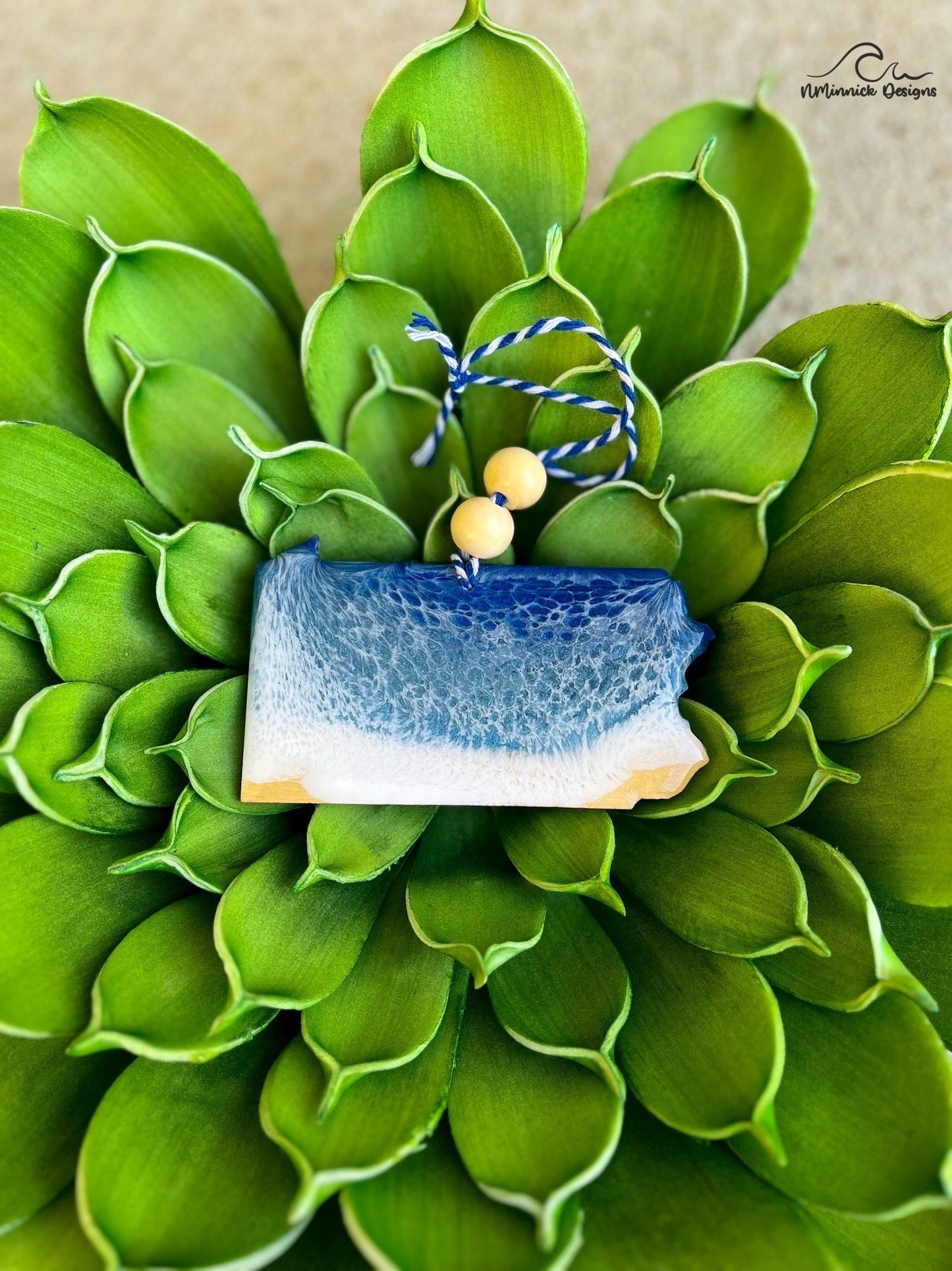 Pennsylvania State Lake Resin Christmas Ornament