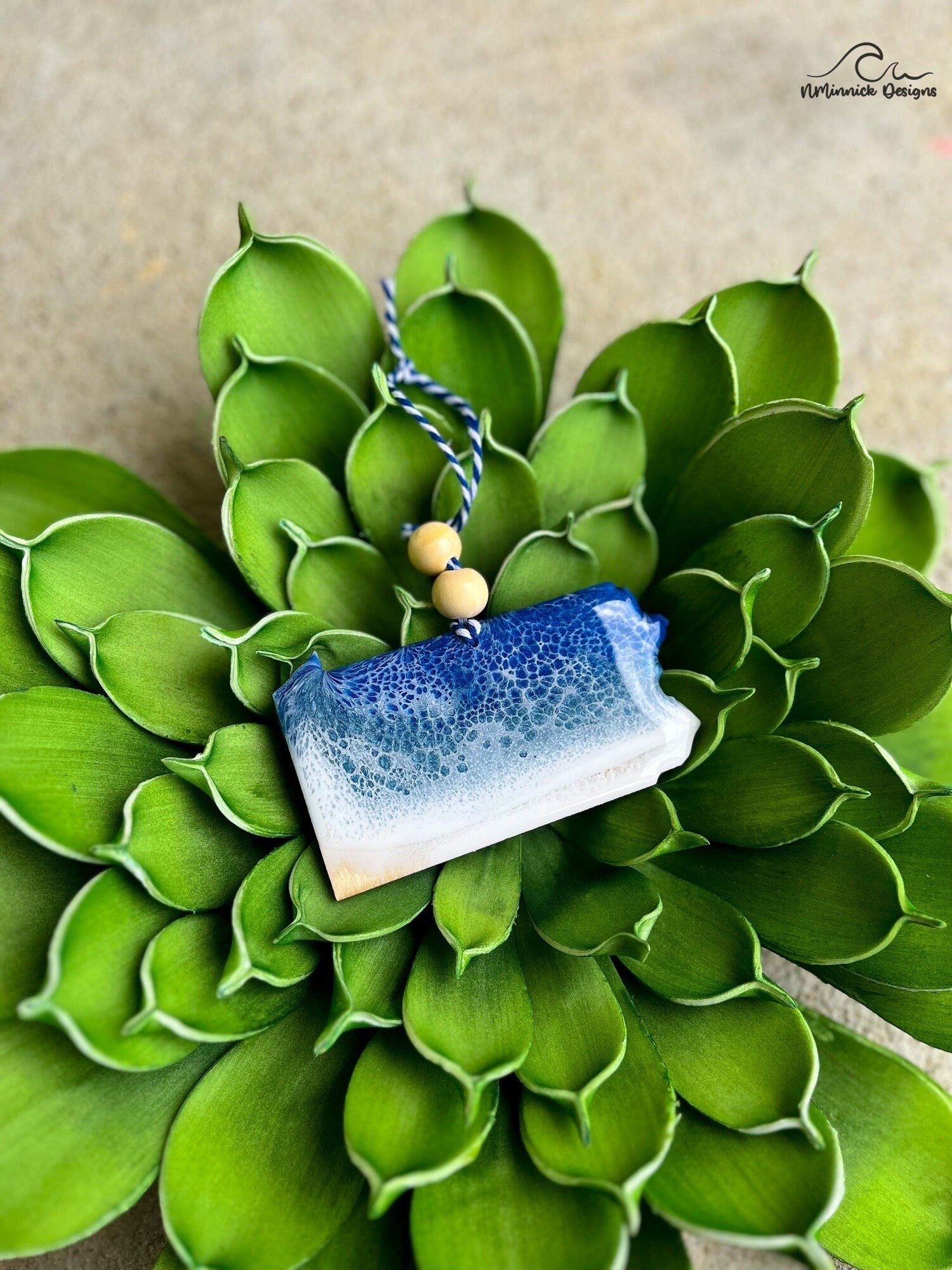 Pennsylvania State Lake Resin Christmas Ornament