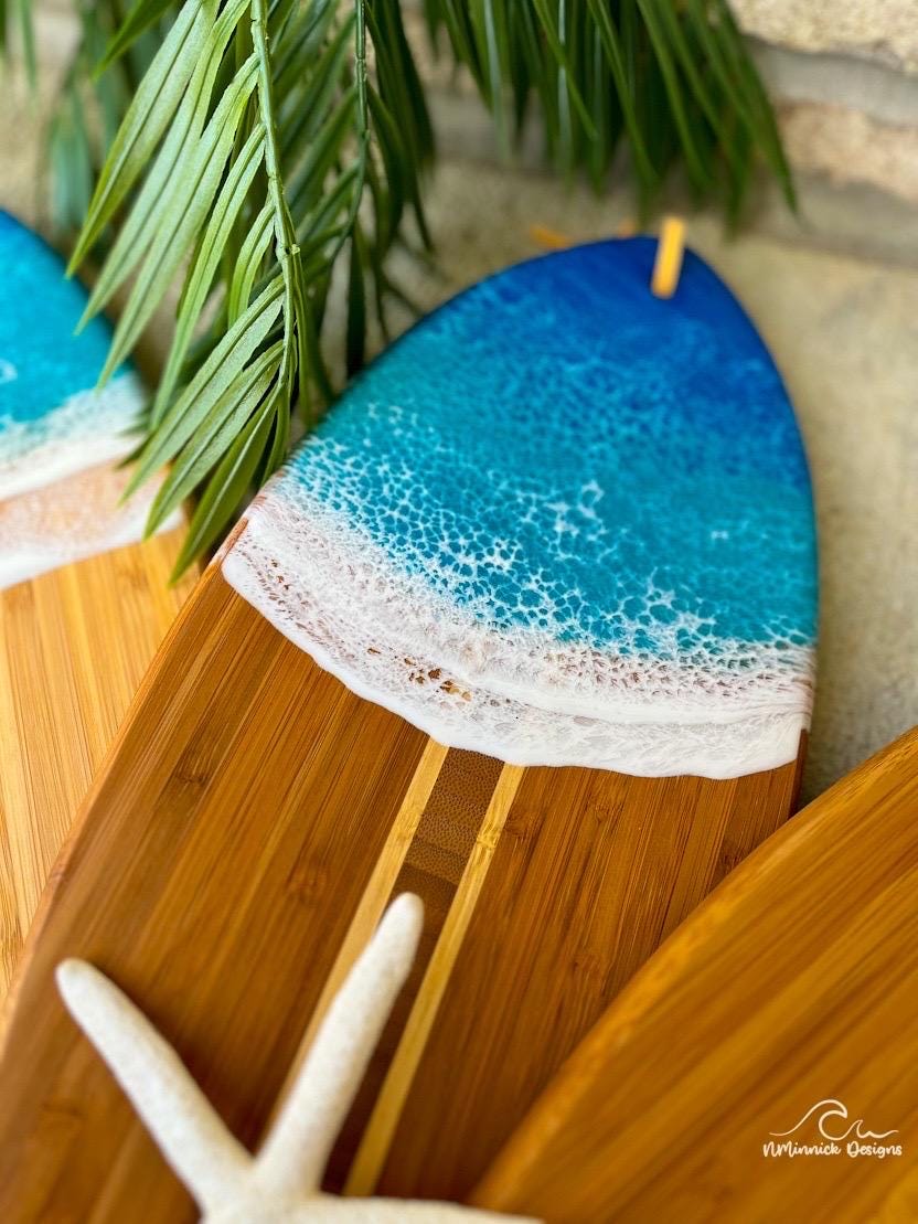 Surf Board Ocean Charcuterie Board