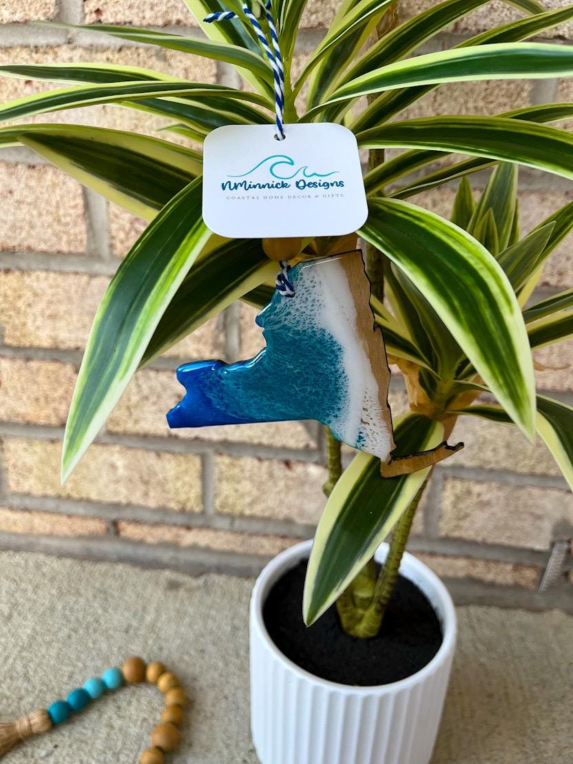 New York Beach Christmas Ornament