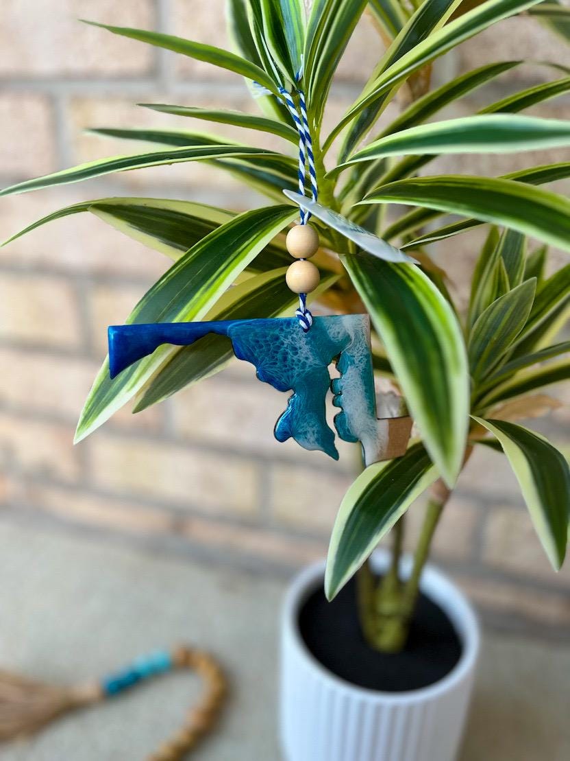 Maryland Beach Christmas Ornament