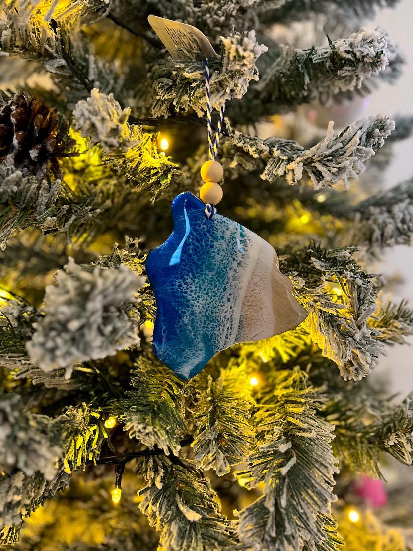 Hawaii Beach Ornaments - Hawaii, Maui, Oahu, Kauai