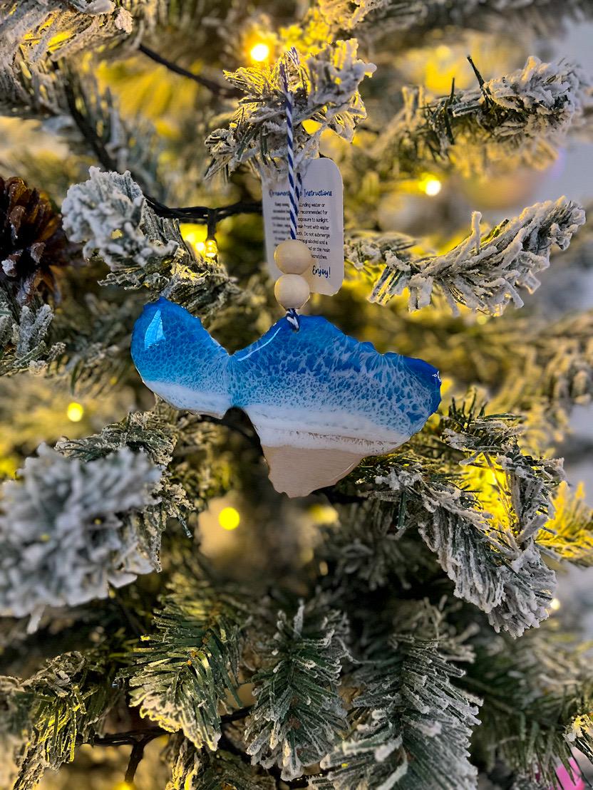 Hawaii Beach Ornaments - Hawaii, Maui, Oahu, Kauai
