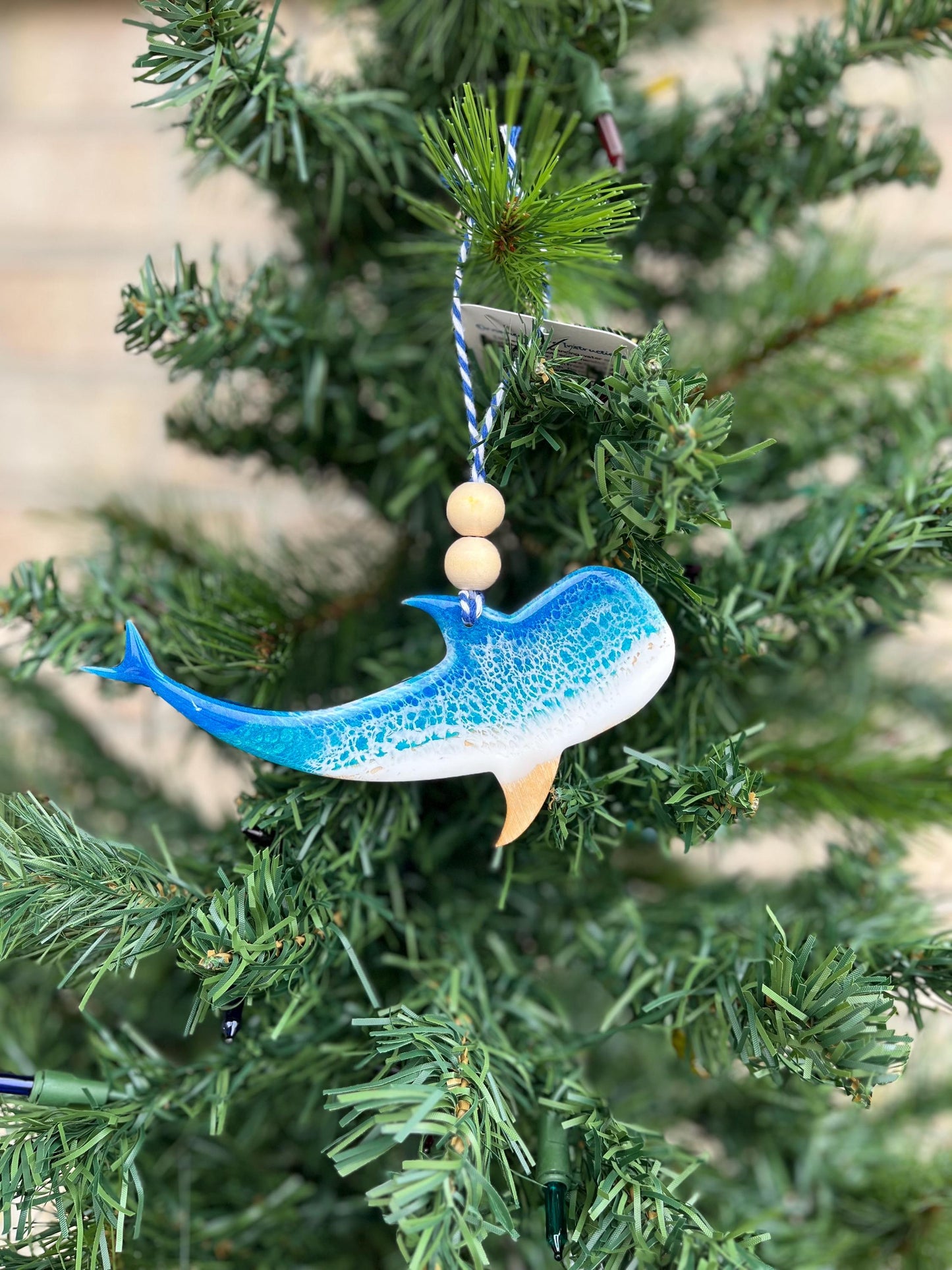 Whale Shark Ocean Resin Ornament