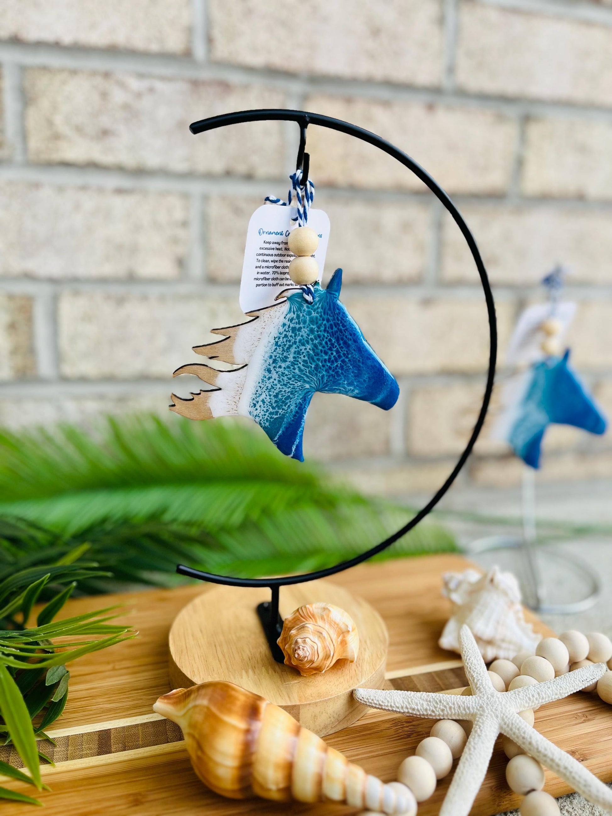 Outer Banks Wild Horse Beach Ornament