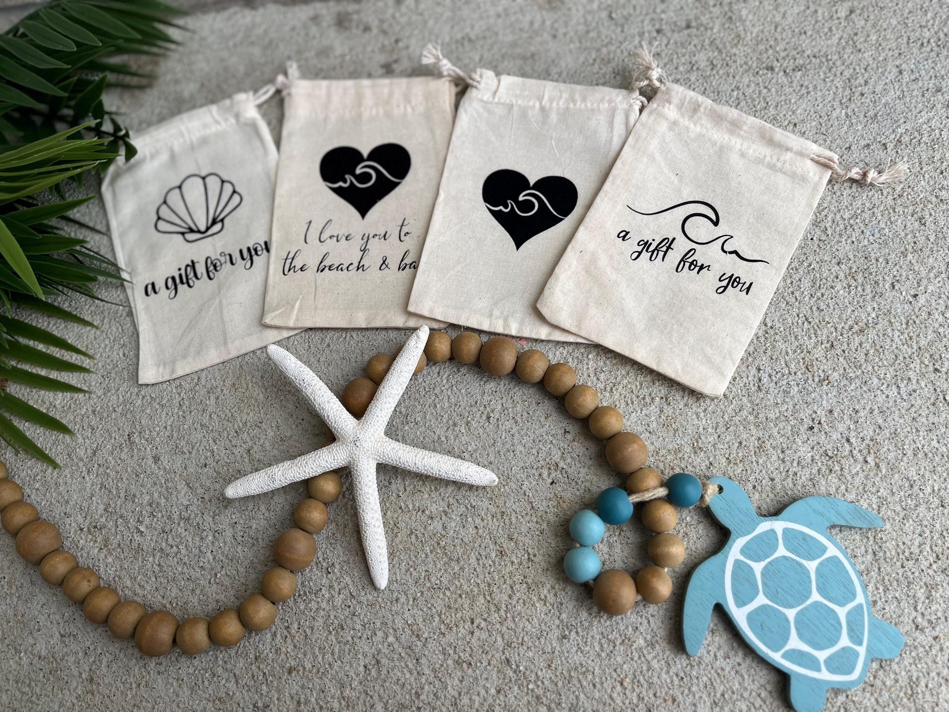Hawaii Island Ocean Resin Ornament Gift Box with Custom Bag and Card, Coastal Decor, Hawaii Gifts, Ocean Lover Gifts, Eco-Friendly Packaging