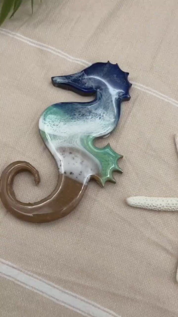 Seahorse Wall Decor, Seahorse Wall Art, Beach House Decor, Ocean Wall Art, Coastal Wall Art, Sea Life Art