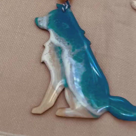 Dog Ornament, Resin Ornaments, Gifts for Dog Owners, Dog Gift, Christmas In July, Summer Gift, Dog Decor, Beach Ornament