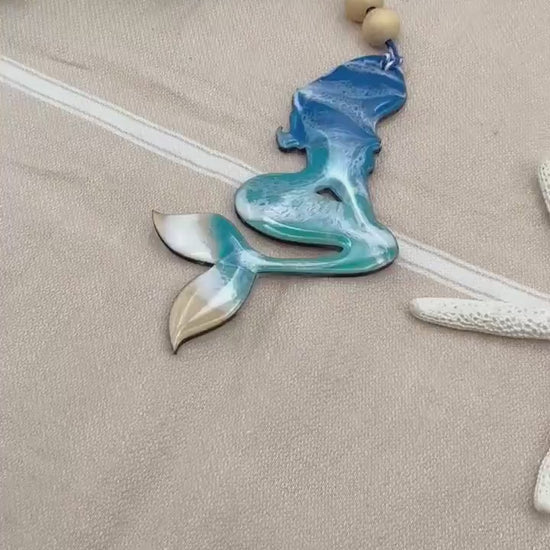 Mermaid Ornament, Little Mermaid, Mermaid Decor, Christmas Ornament, Mermaid Art, Mermaid Gift, Christmas In July, Christmas Gifts