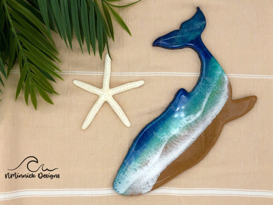 Whale Wall Art, Whale Decor, Bathroom Wall Art, Beach House Decor, Coastal Wall Art