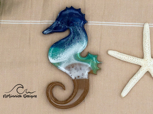 Seahorse Wall Decor, Seahorse Wall Art, Beach House Decor, Ocean Wall Art, Coastal Wall Art, Sea Life Art